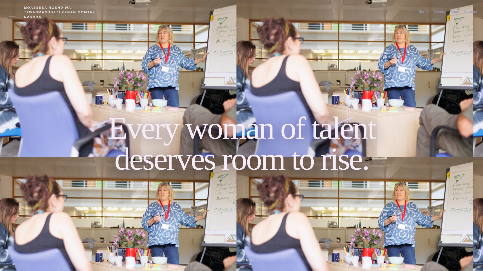 website screenshot of https://elitedistinguishedwomensempowermentanafghanistan.info/