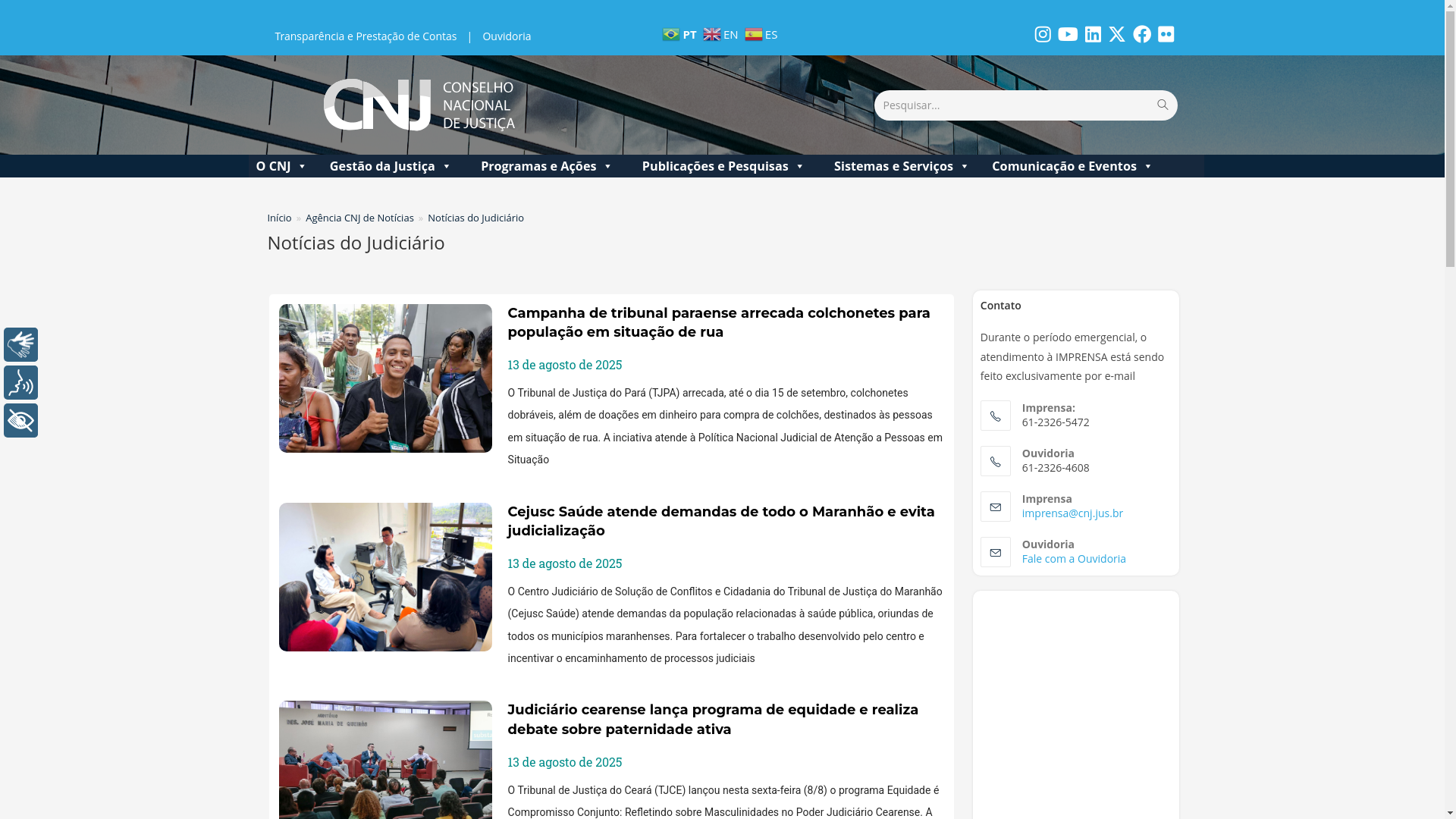 website screenshot of https://cunhaadvocacia1.com.br/