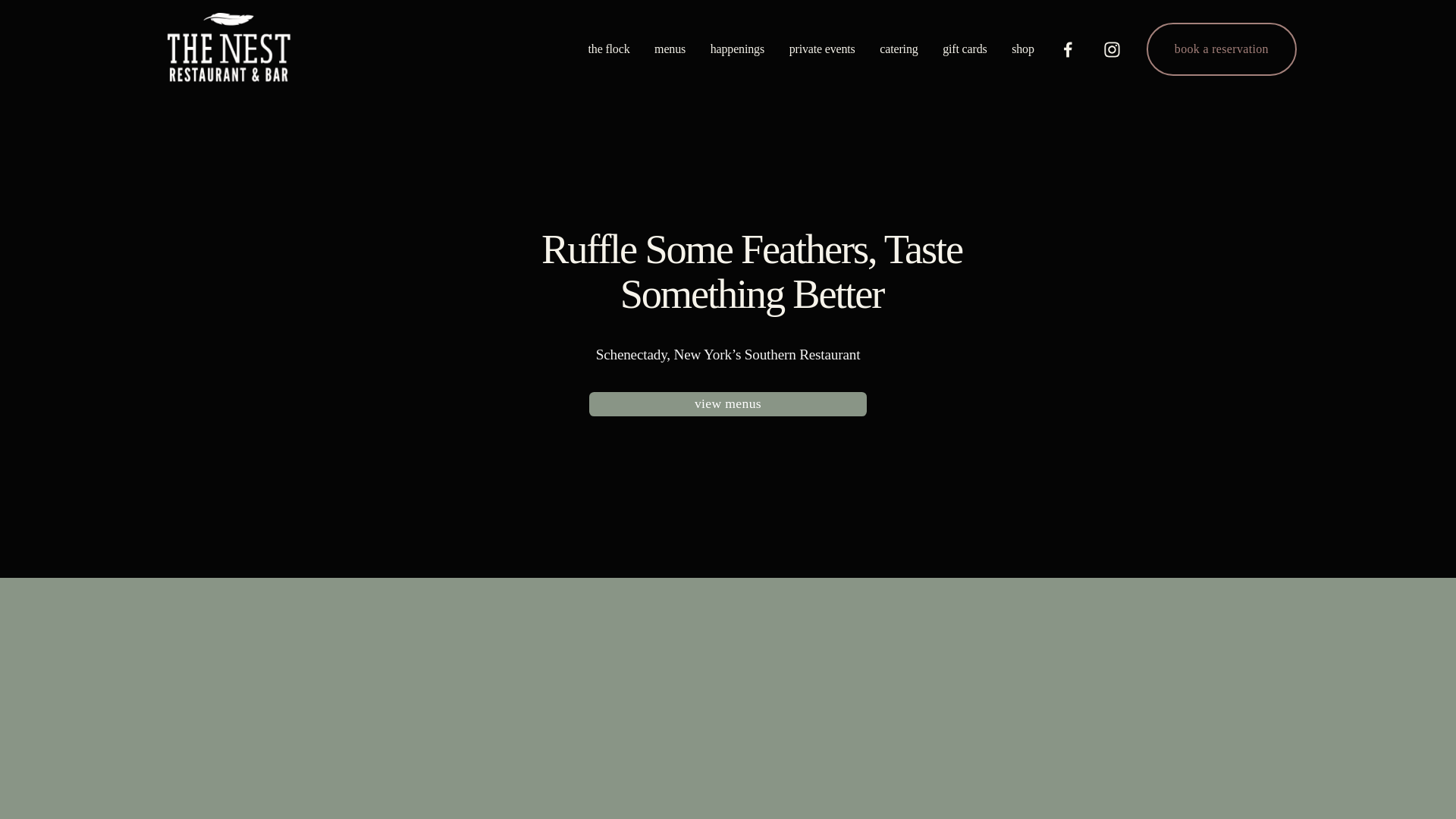 website screenshot of https://thenest-518.com/