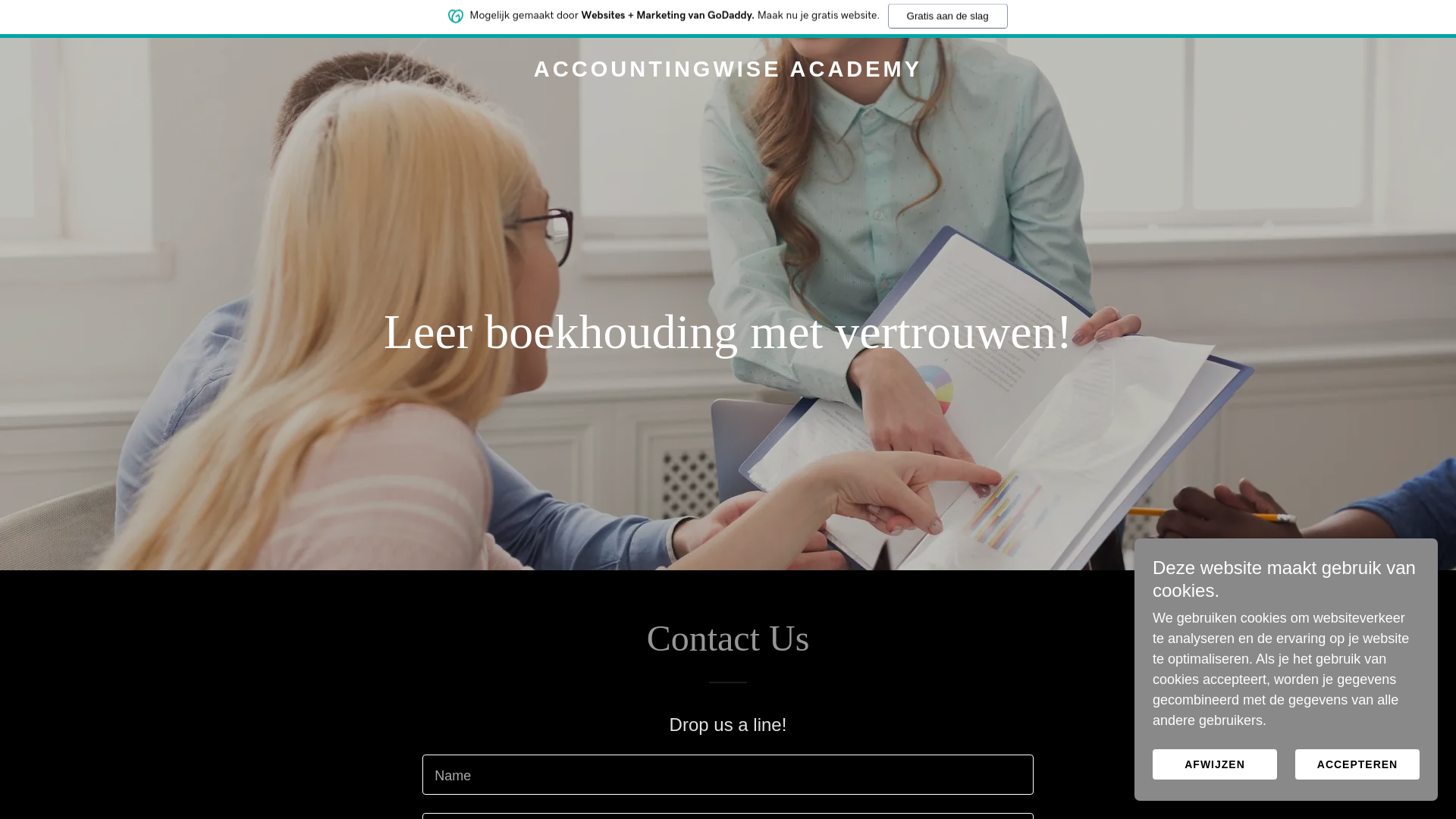 website screenshot of https://accountingwise-academy.com/