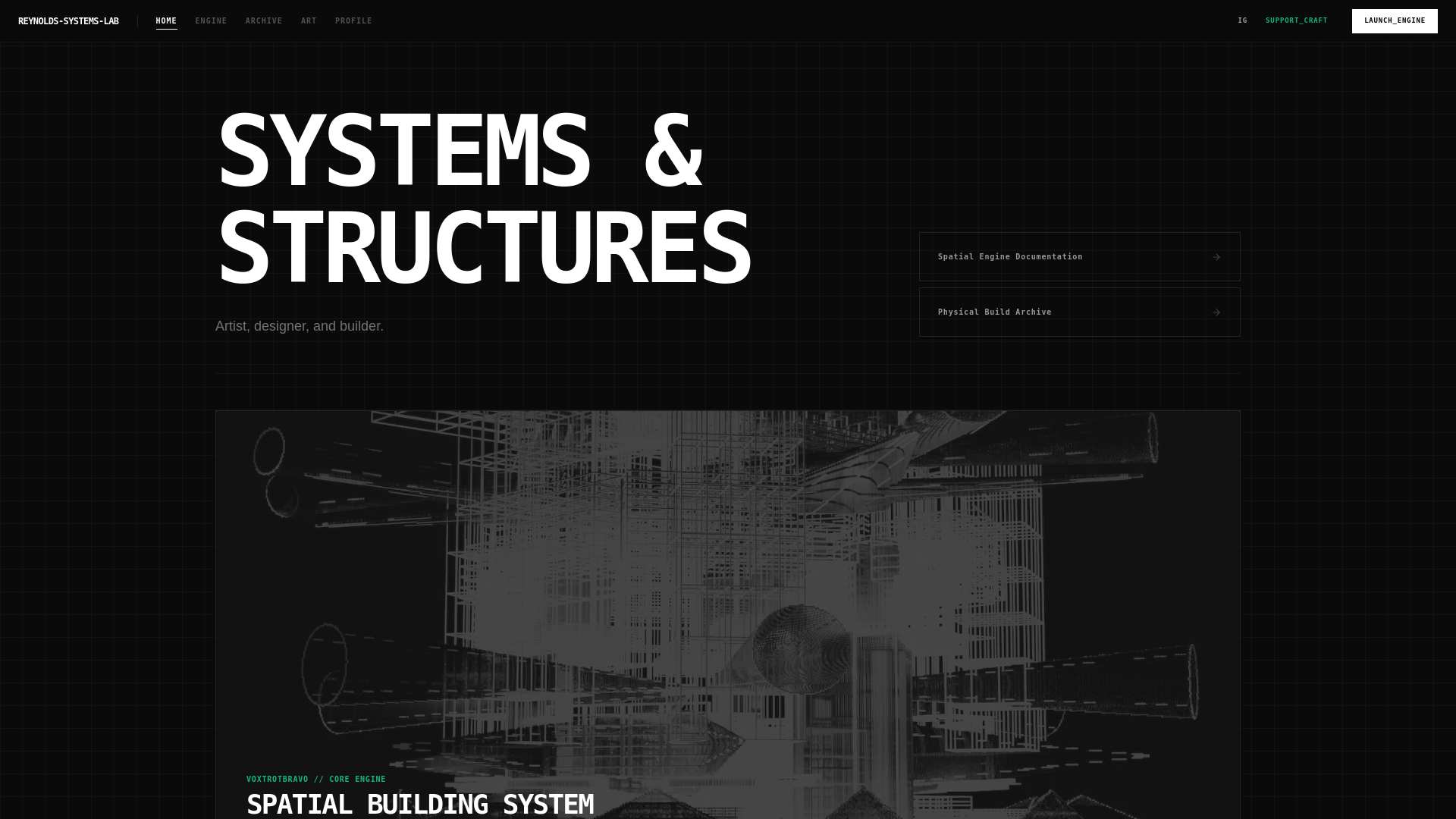 website screenshot of https://voxtrotbravo.com