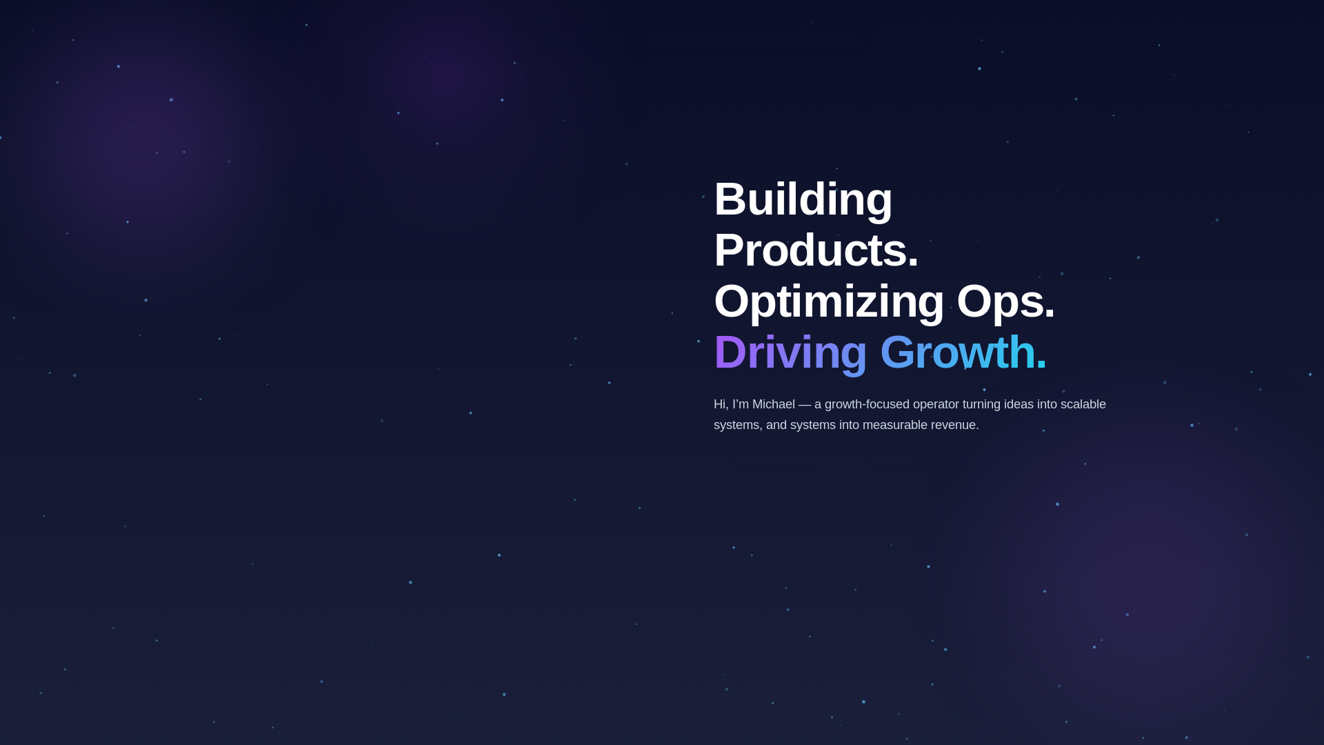 website screenshot of https://michaelandreas.work/