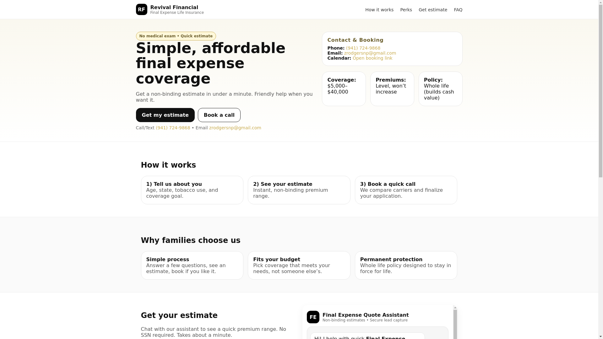 website screenshot of https://insurancewzoe.org/