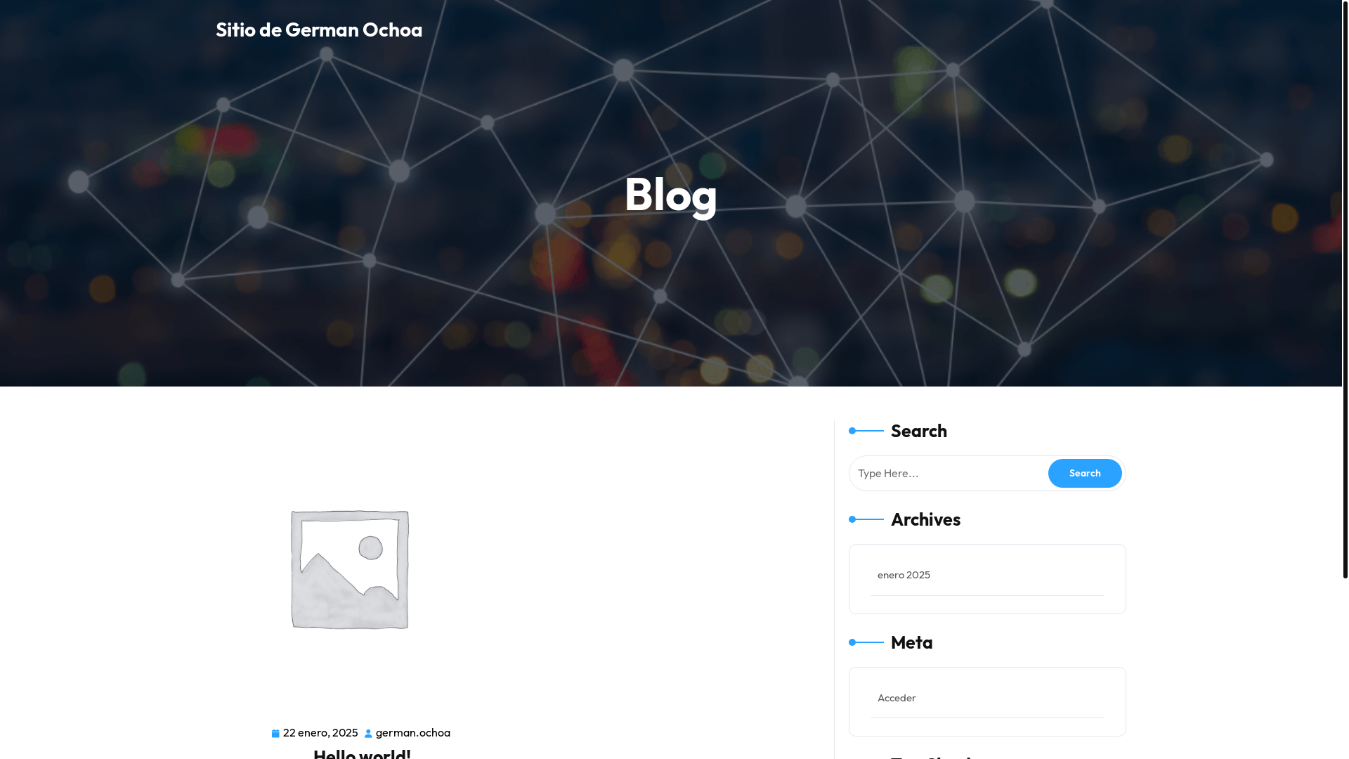 website screenshot of https://gochoa.site/