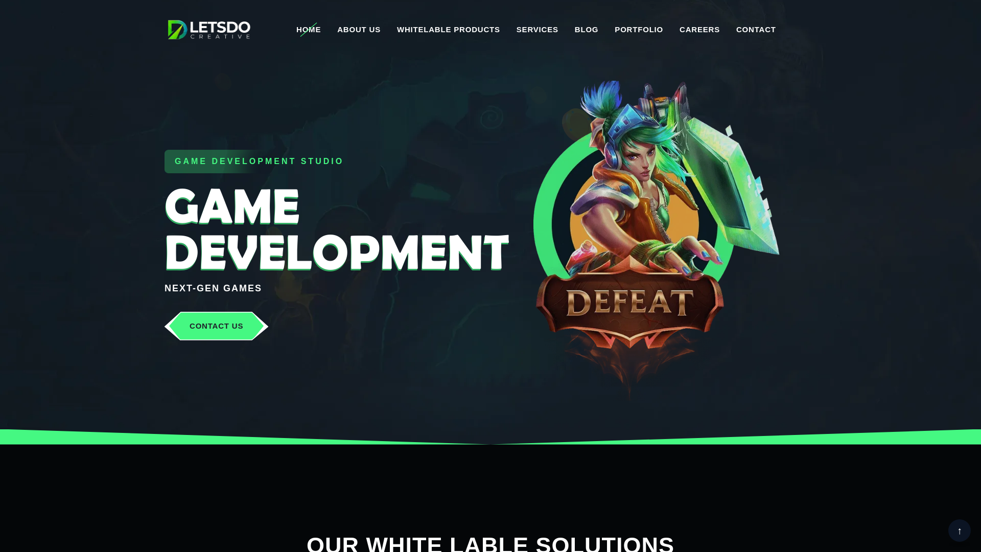 website screenshot of https://letdo-landingpage.pages.dev/