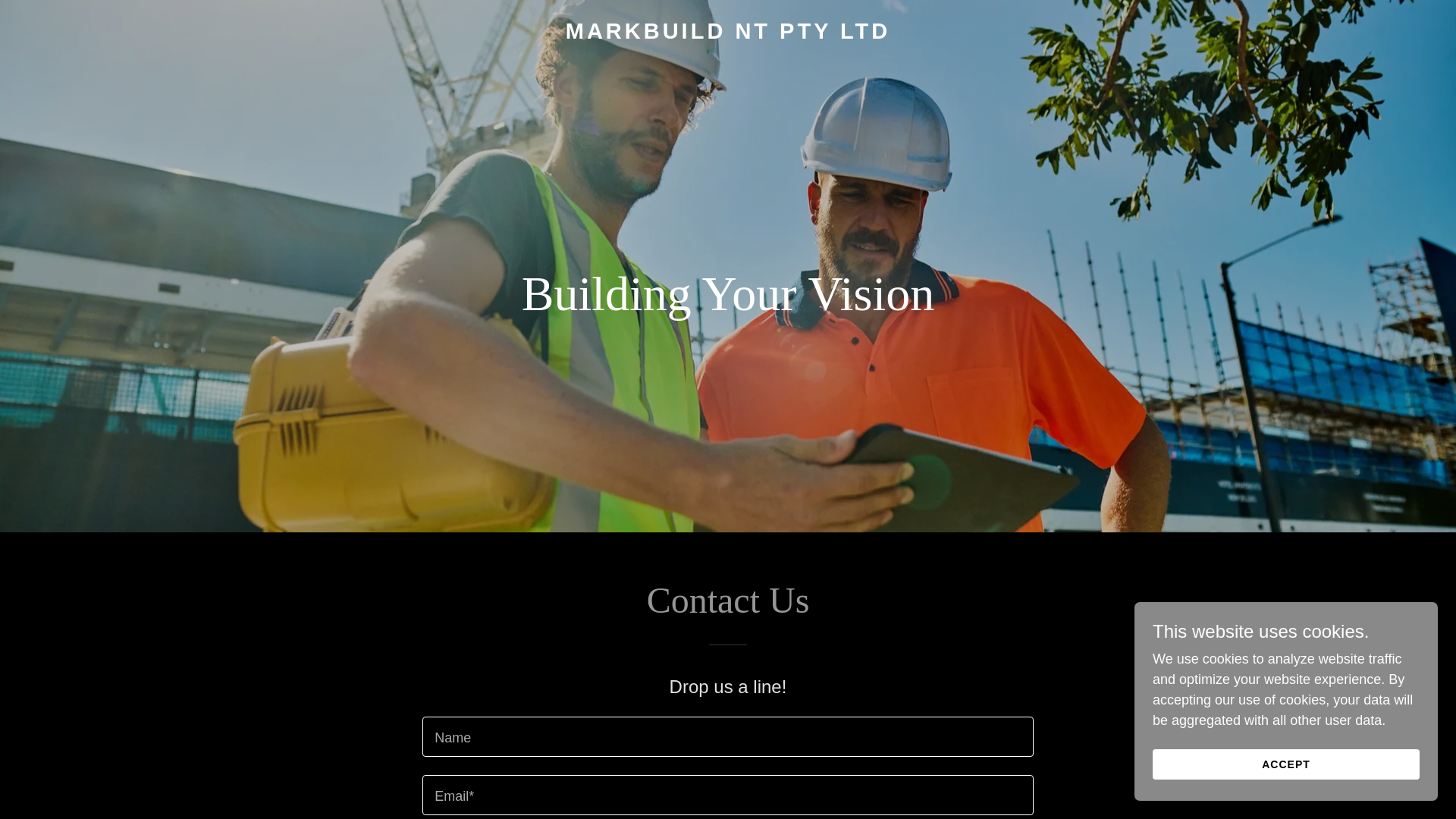 website screenshot of https://markbuildnt.com/