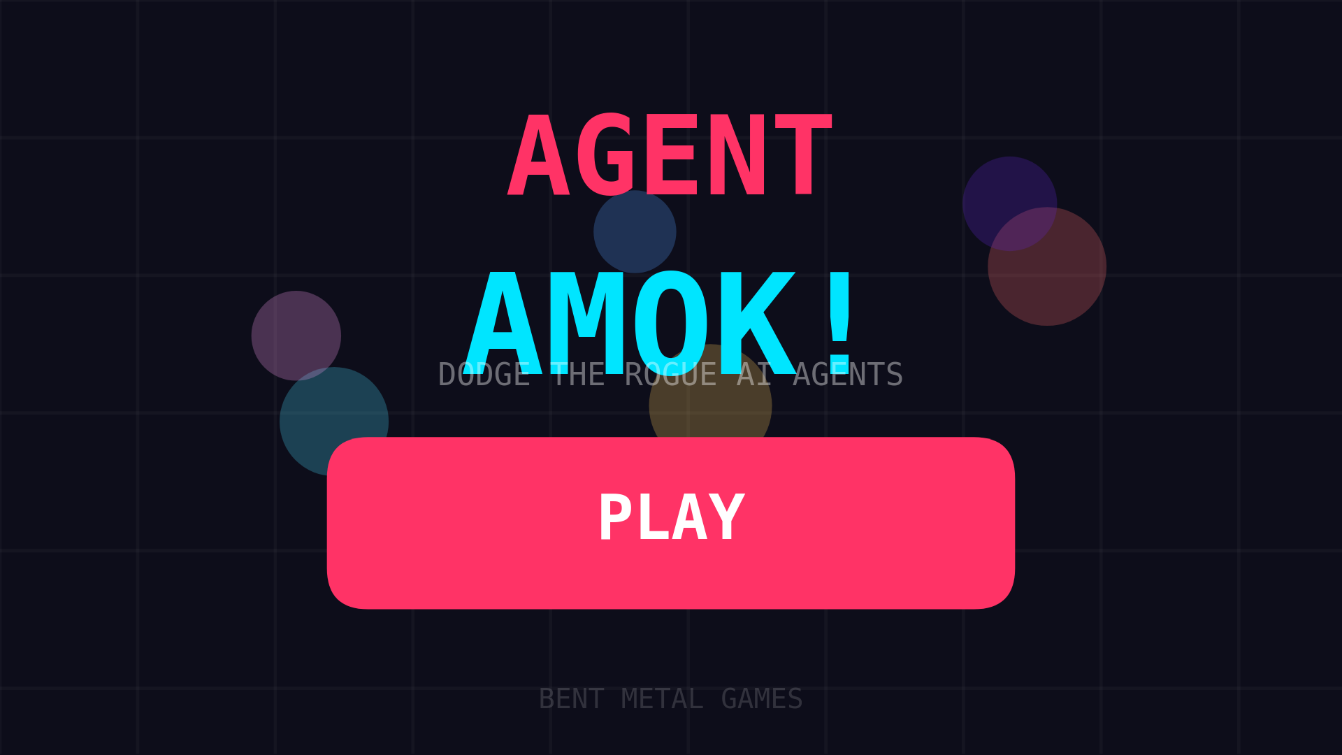 website screenshot of https://agent-amok.pages.dev/