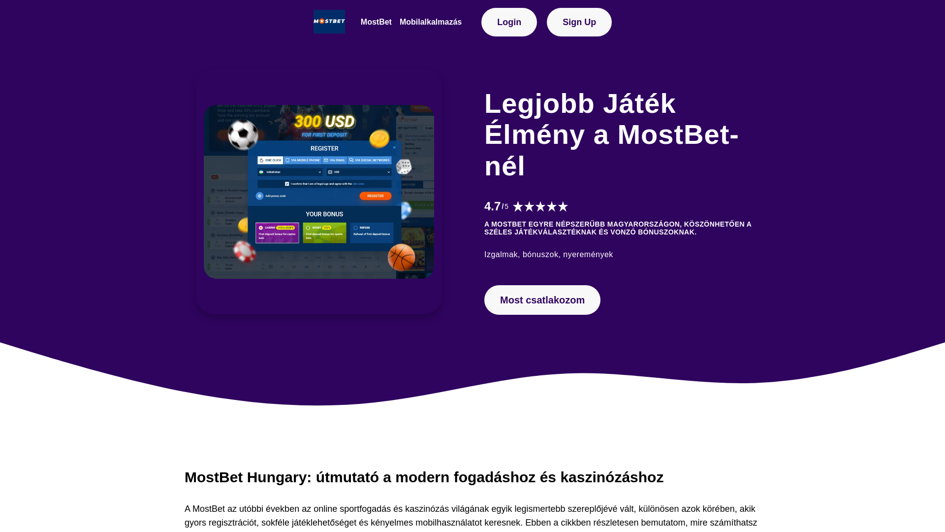 website screenshot of https://mostbethucasino-com.pages.dev/