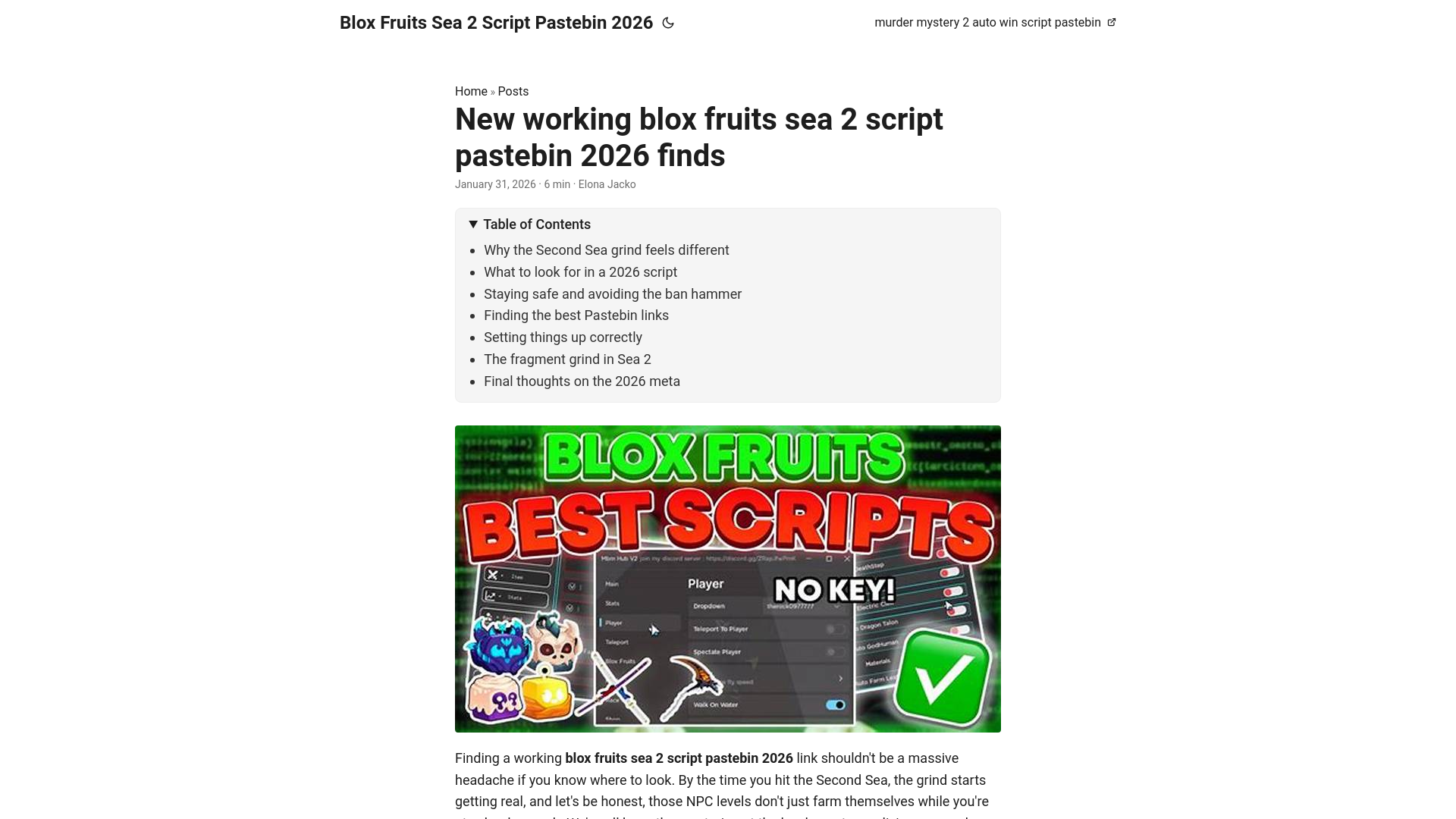 website screenshot of https://blox-fruits-sea-2-script-pastebin-2026.pages.dev/