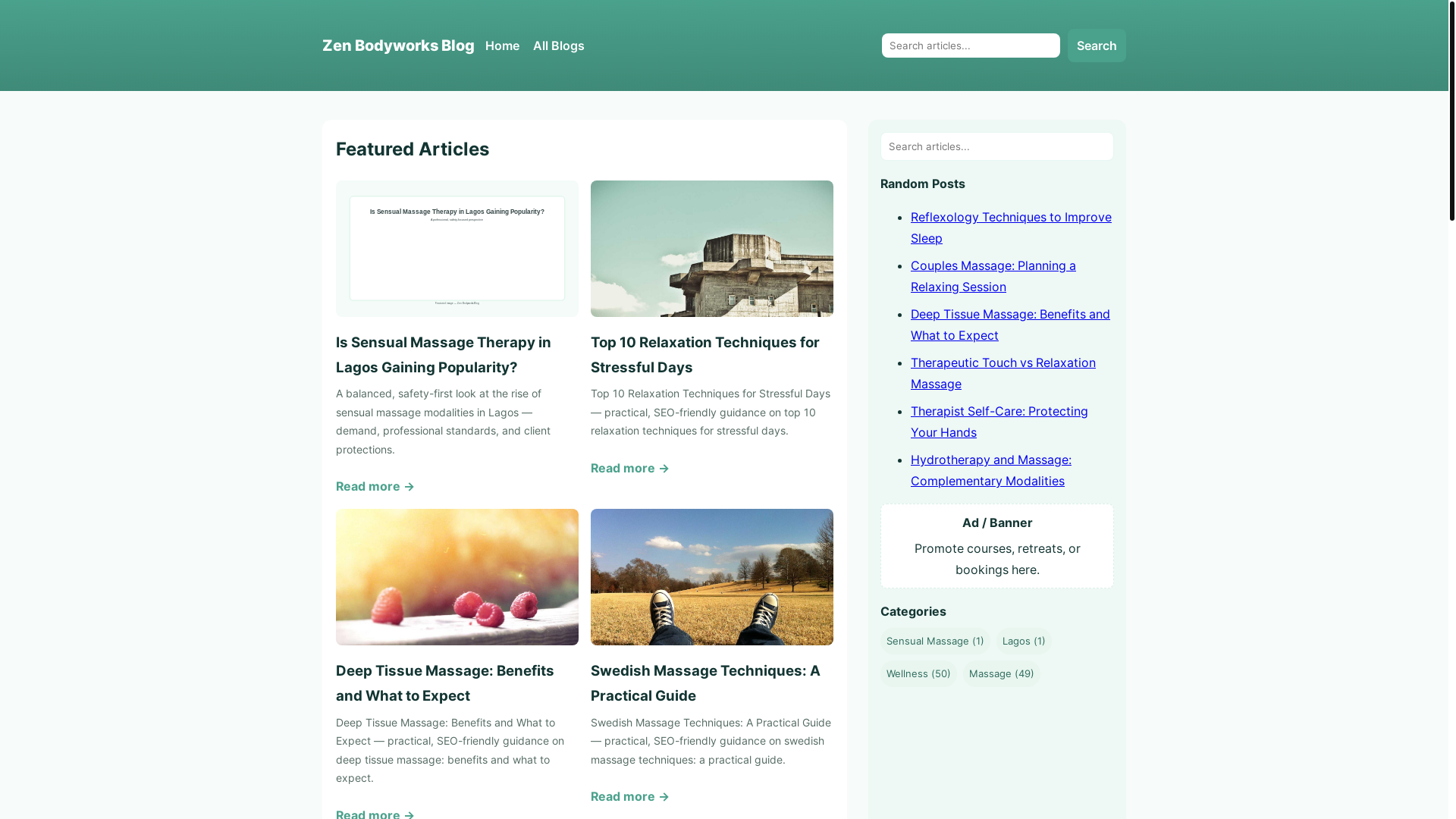 website screenshot of https://zen-bodyworks-blog.pages.dev/
