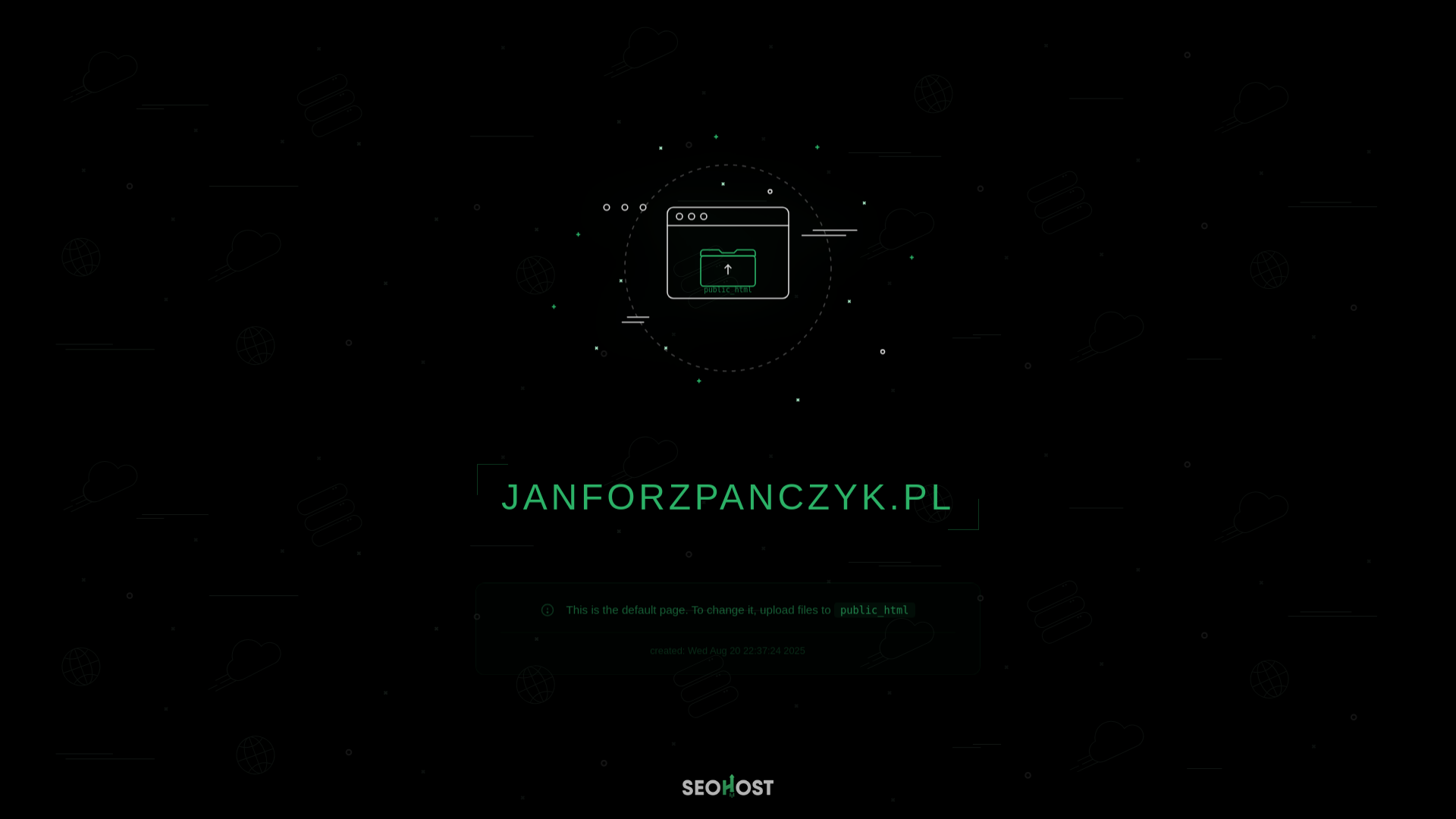 website screenshot of https://janforzpanczyk.pl/