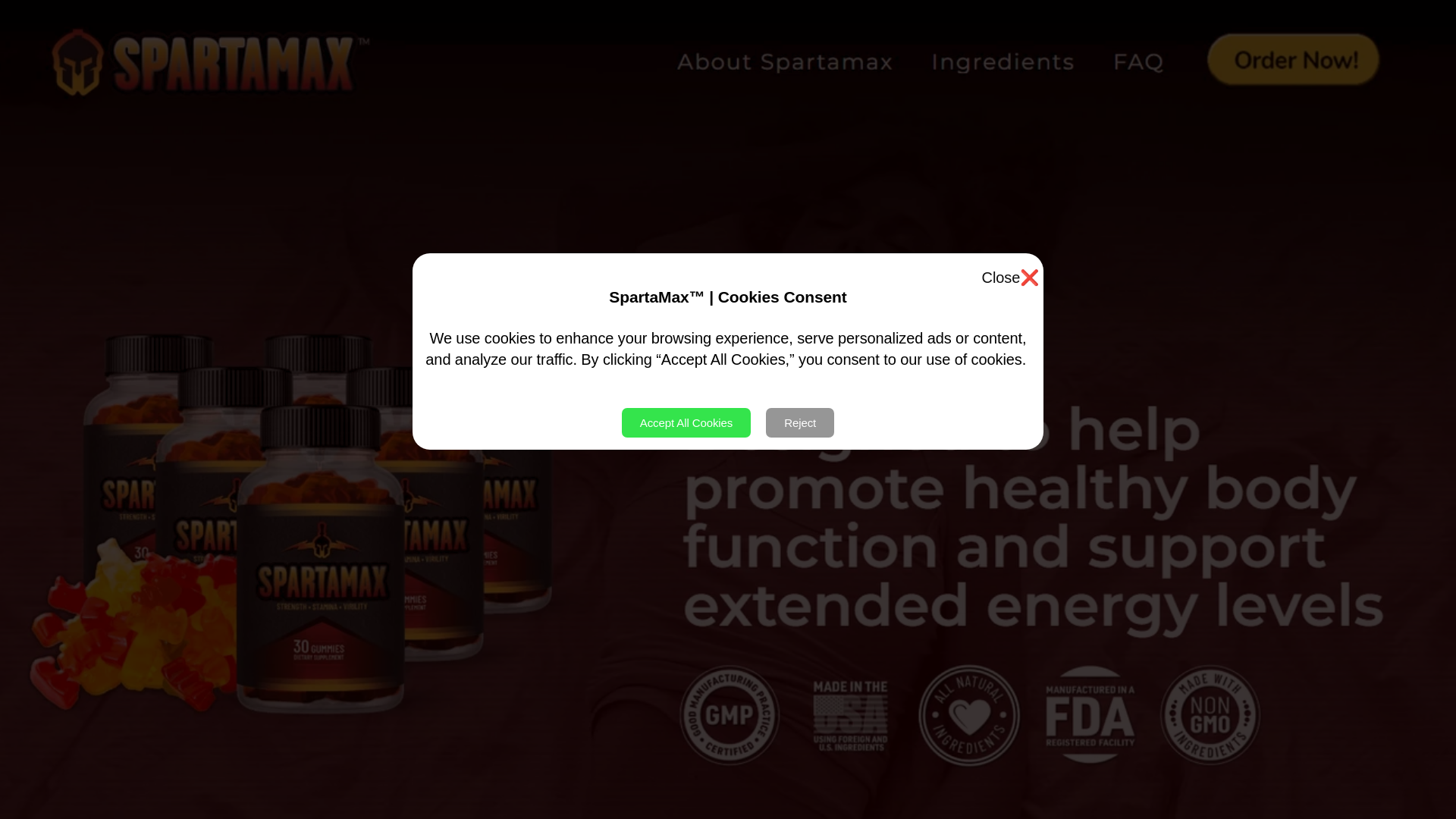 website screenshot of https://getmenshealth.shop/