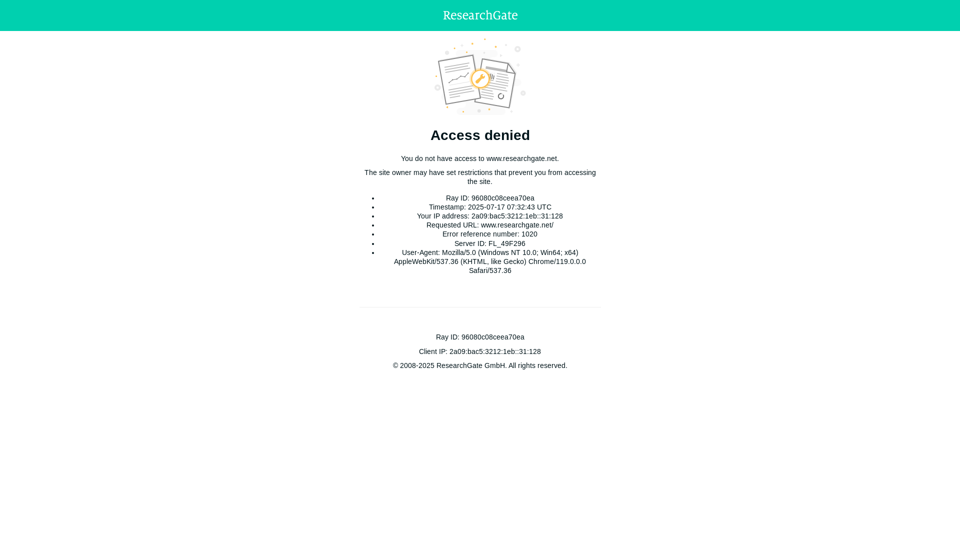 website screenshot of https://www.researchgate.net/