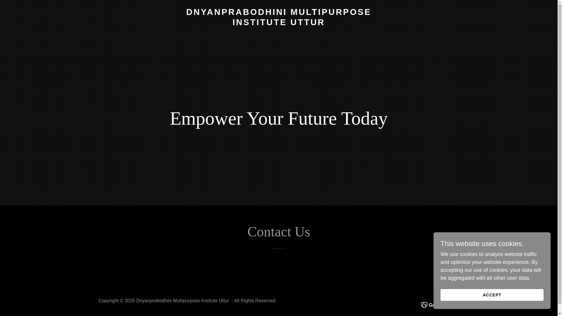 website screenshot of https://dnyanprabodhiniuttur.shop/