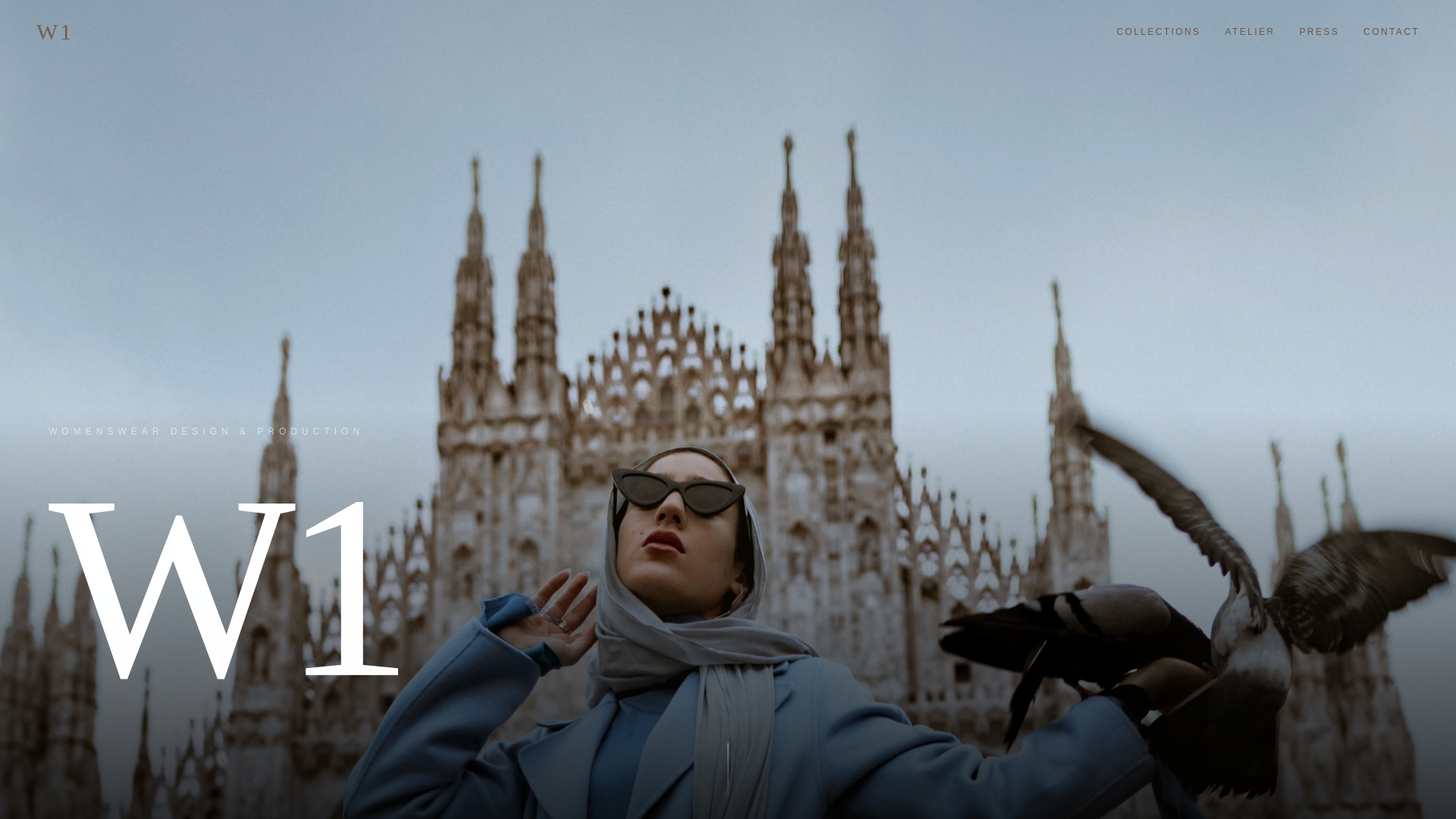 website screenshot of https://w1designstudio.org/