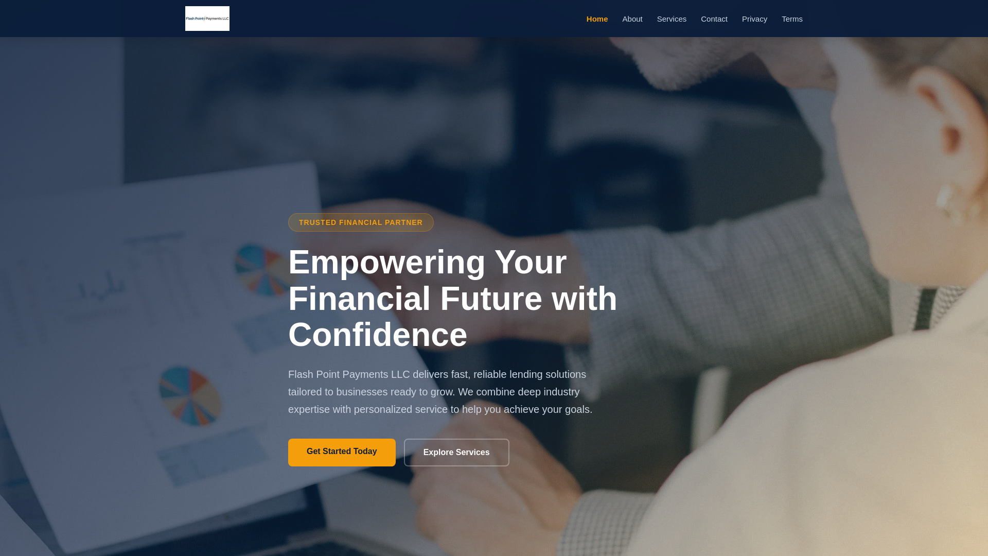 website screenshot of https://flash-point-payments-dzr.pages.dev/