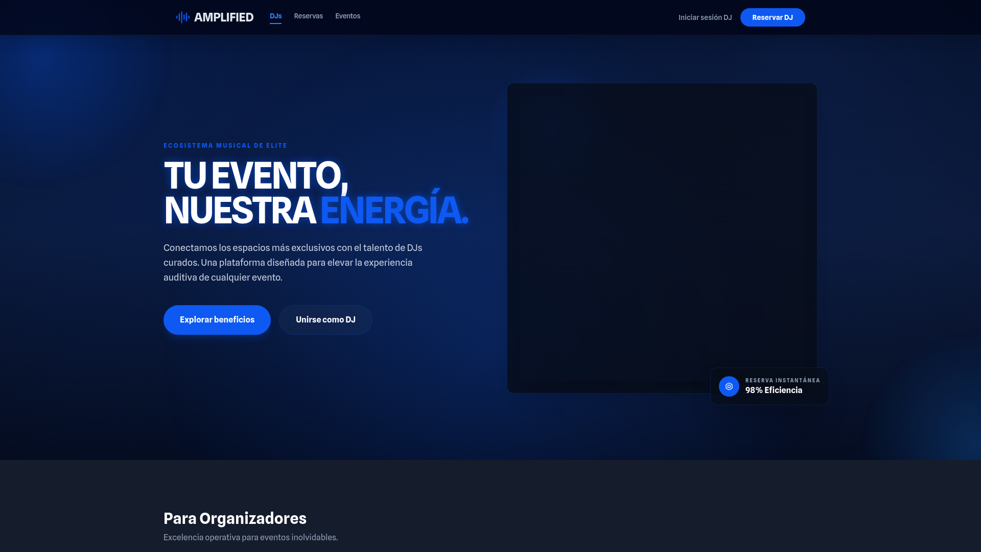 website screenshot of https://amplifieduy.com/