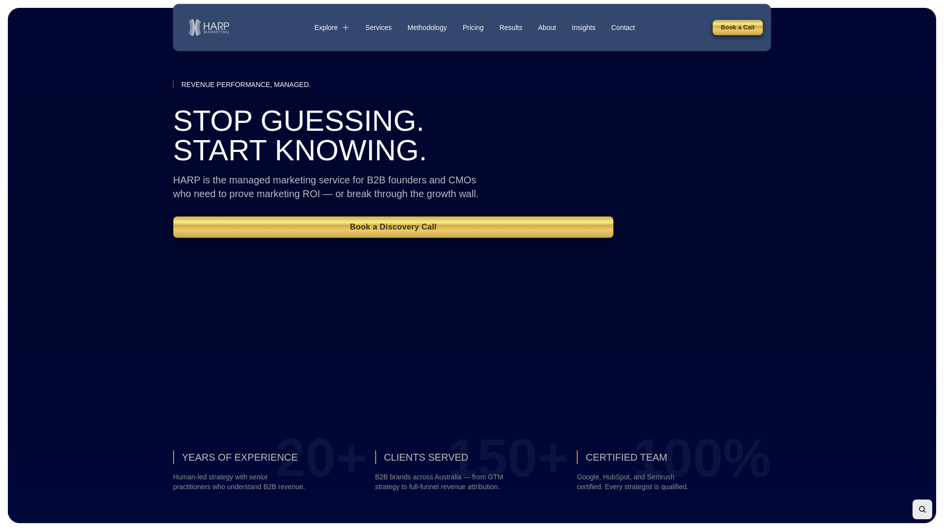website screenshot of https://harp-website.pages.dev/