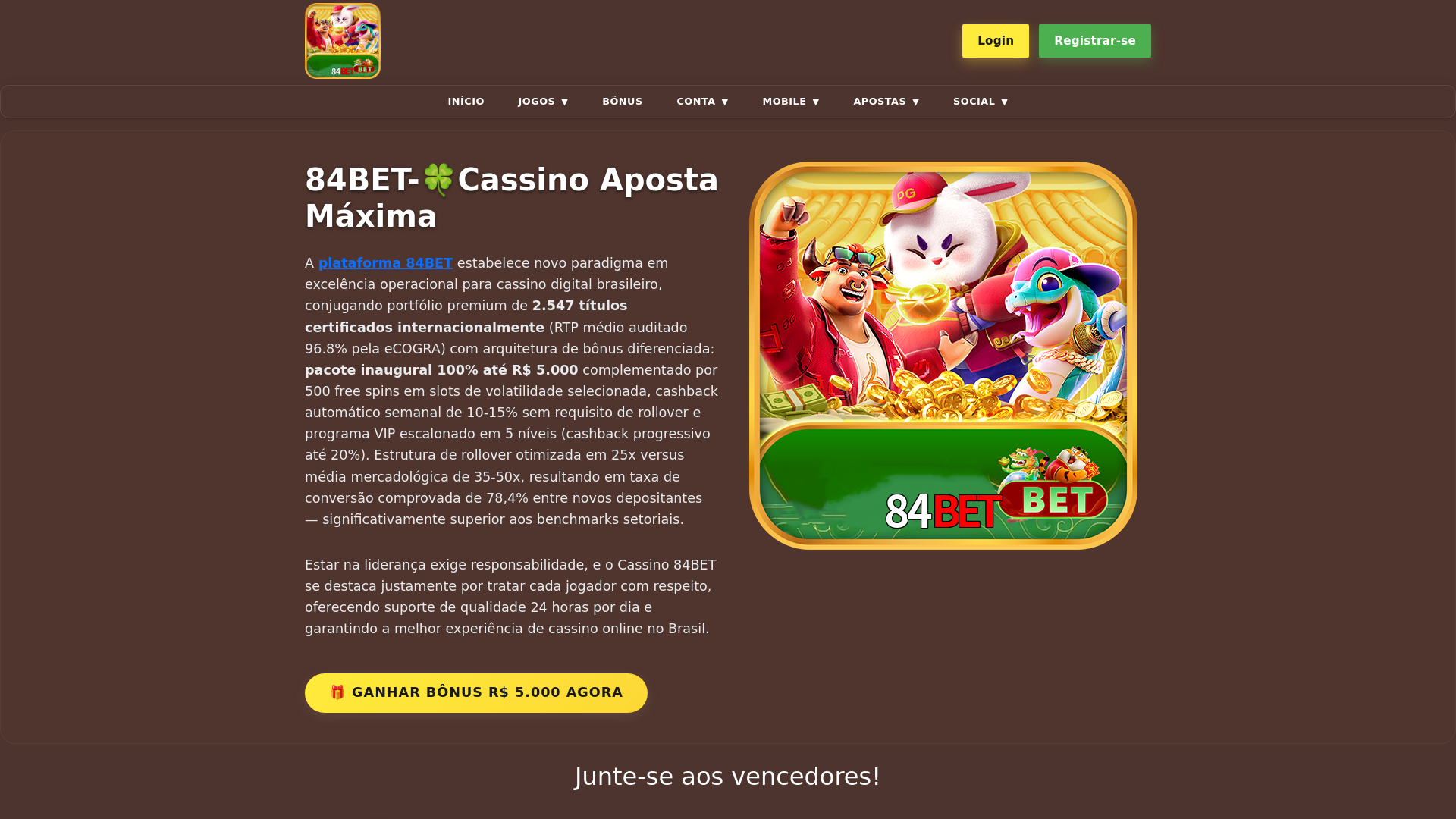 website screenshot of https://84betad.com