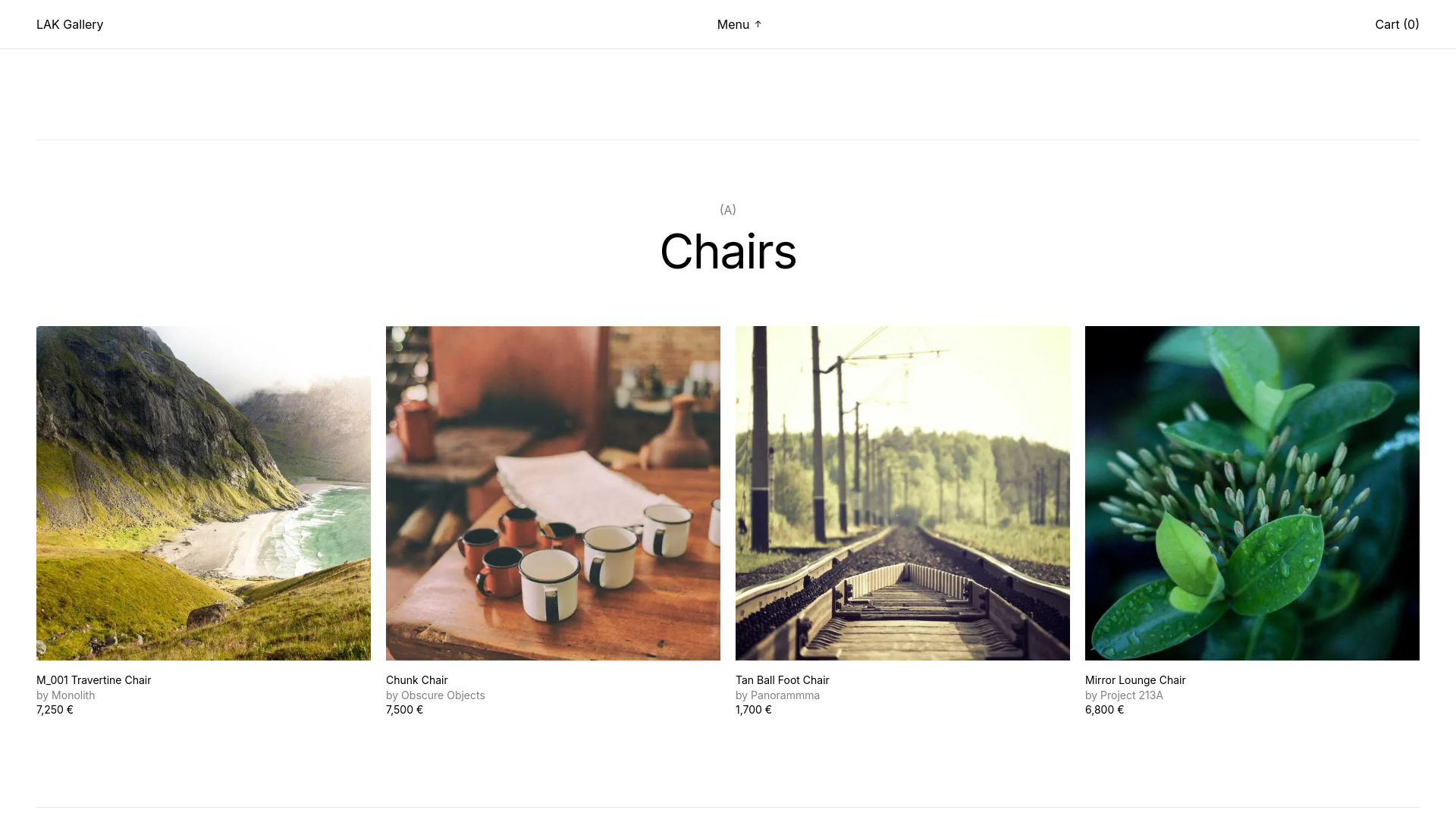 website screenshot of https://kerami.ee/