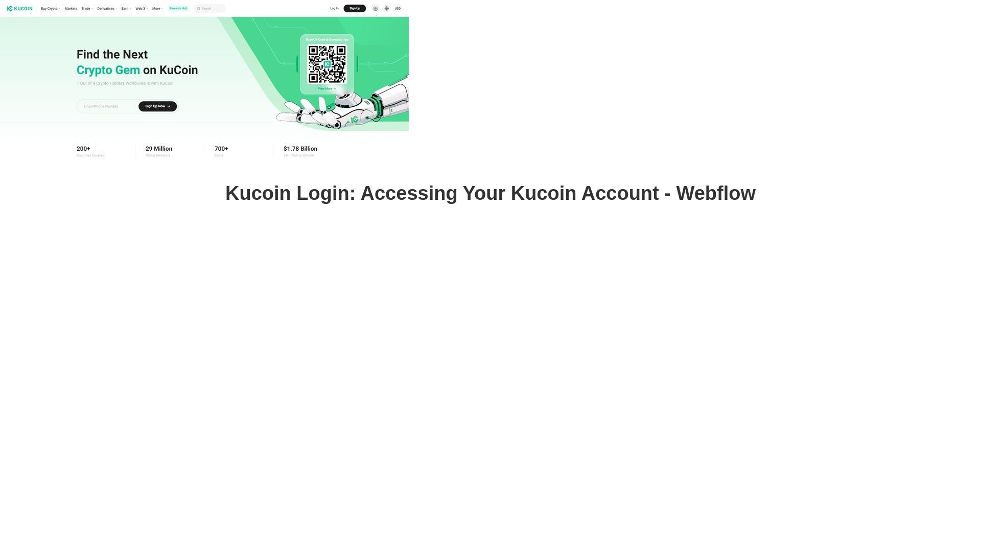 website screenshot of https://kucoquieloginz.webflow.io