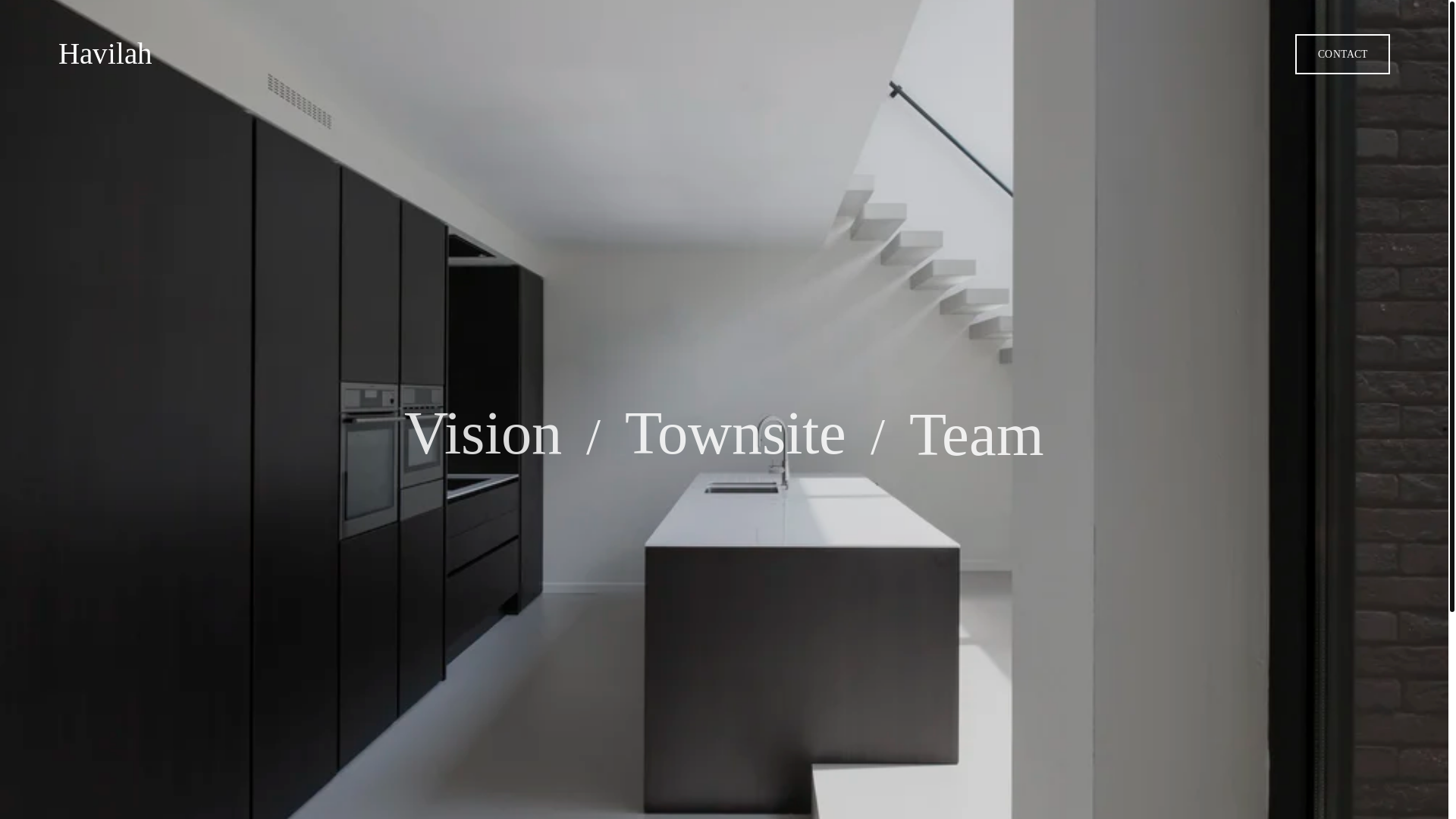 website screenshot of https://havilah.homes/