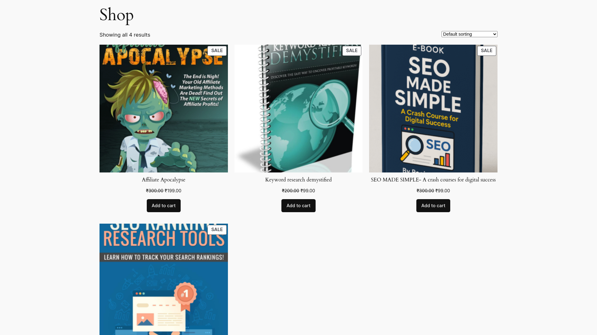 website screenshot of https://priyabooks.shop/