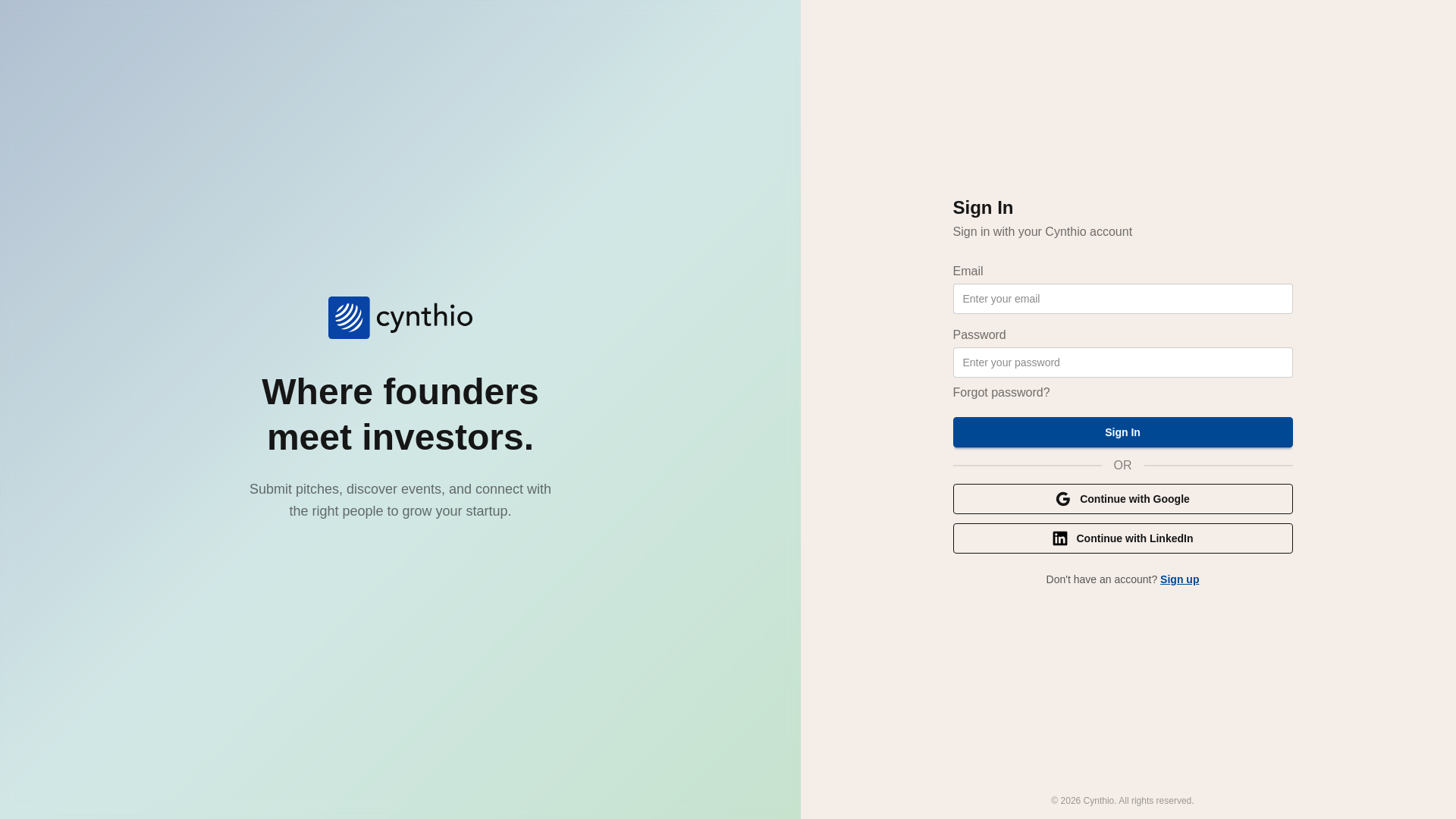website screenshot of https://cynthio-staging.pages.dev/