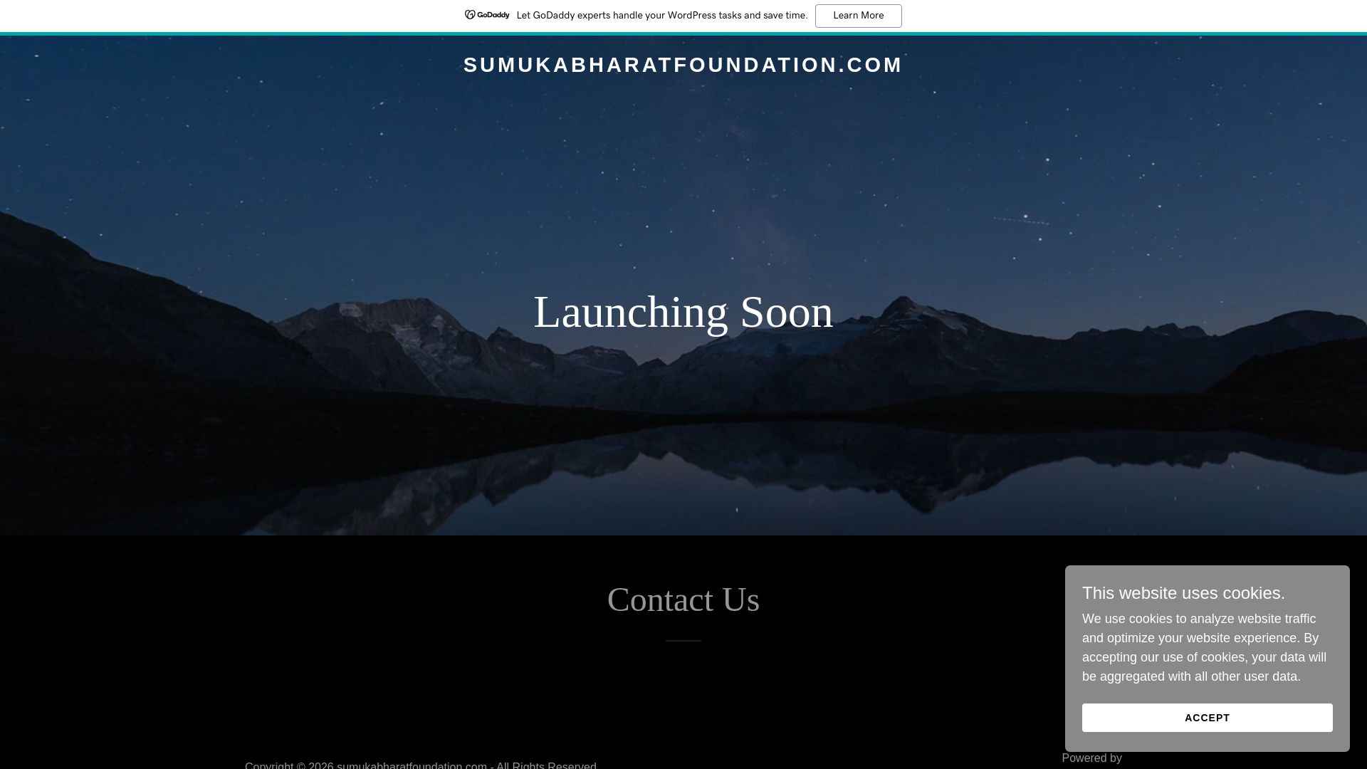 website screenshot of https://sumukabharatfoundation.com/