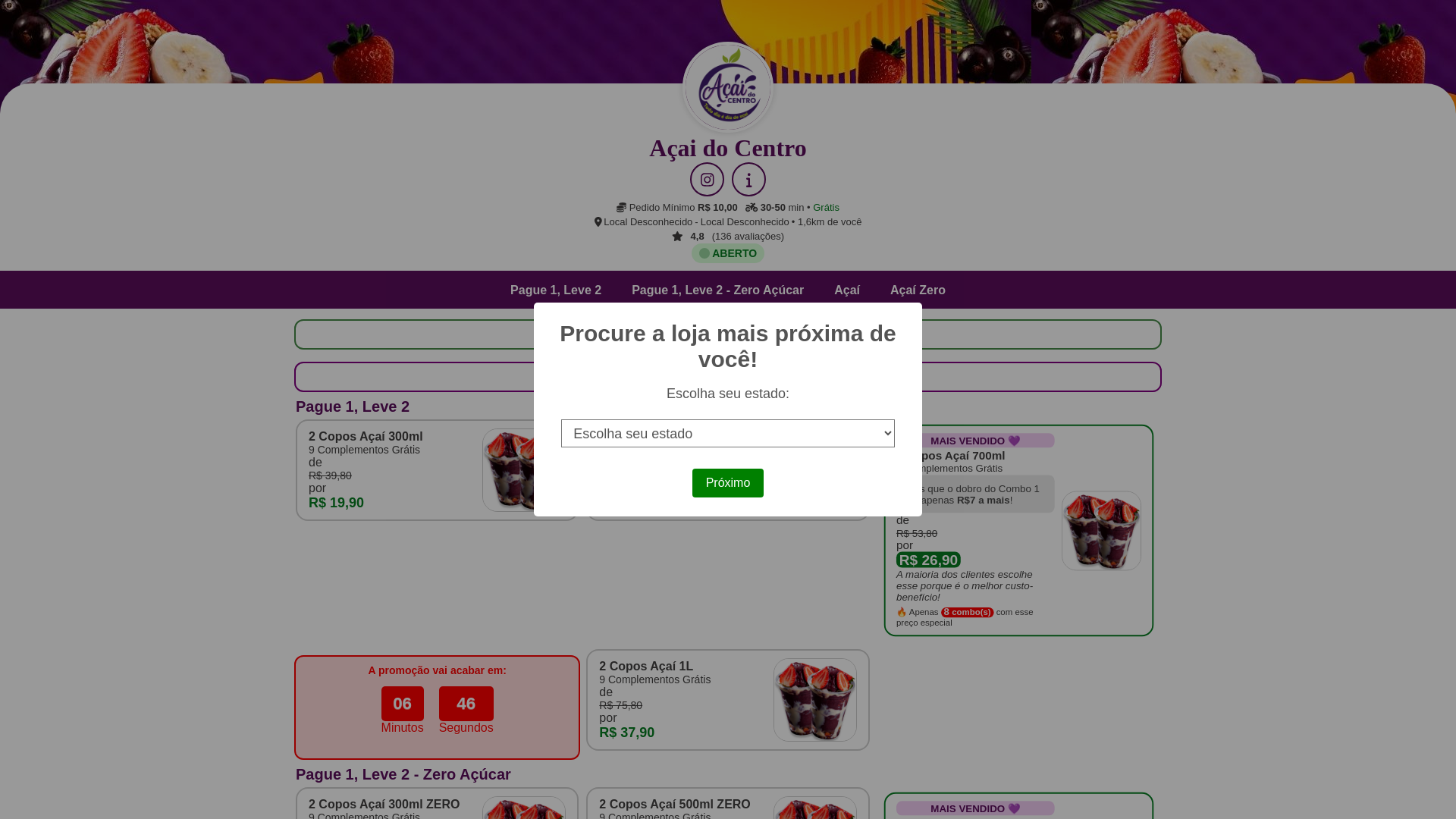 website screenshot of https://acaid-centro.space
