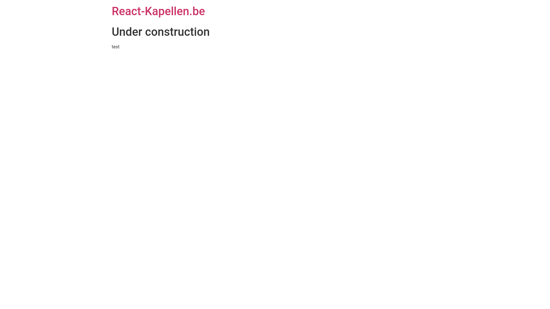 website screenshot of https://react-kapellen.be/