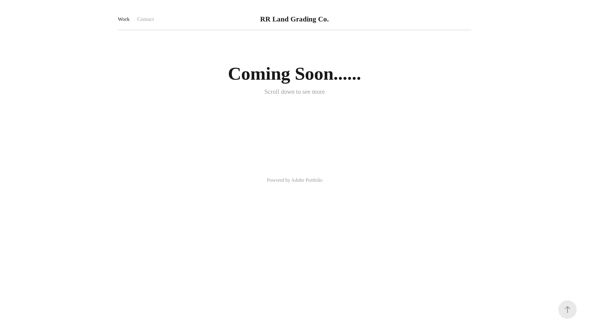 website screenshot of https://rrlandgrading.com/