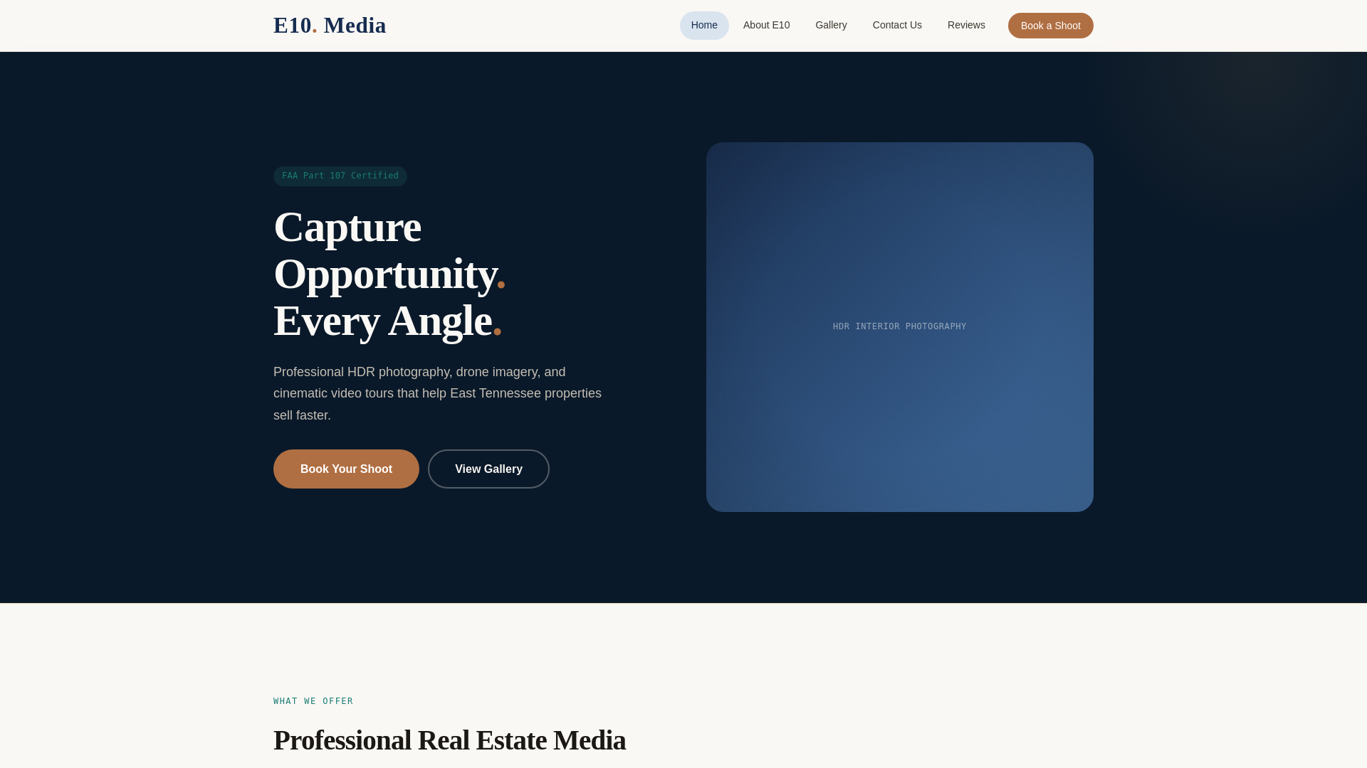 website screenshot of https://e10media-website.pages.dev/
