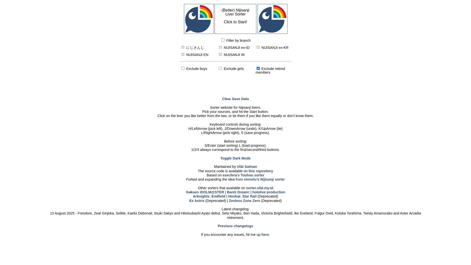 website screenshot of https://better-nijisort.pages.dev/