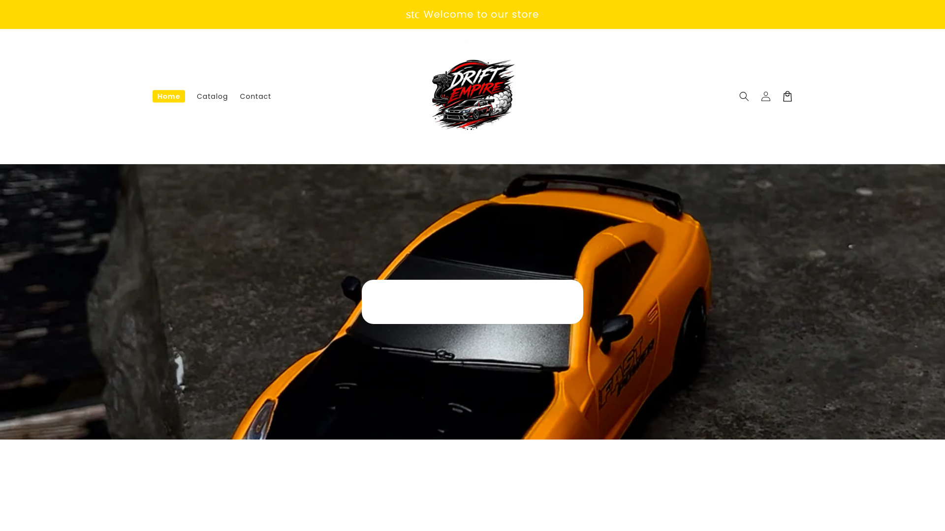 website screenshot of https://driftempire.store/