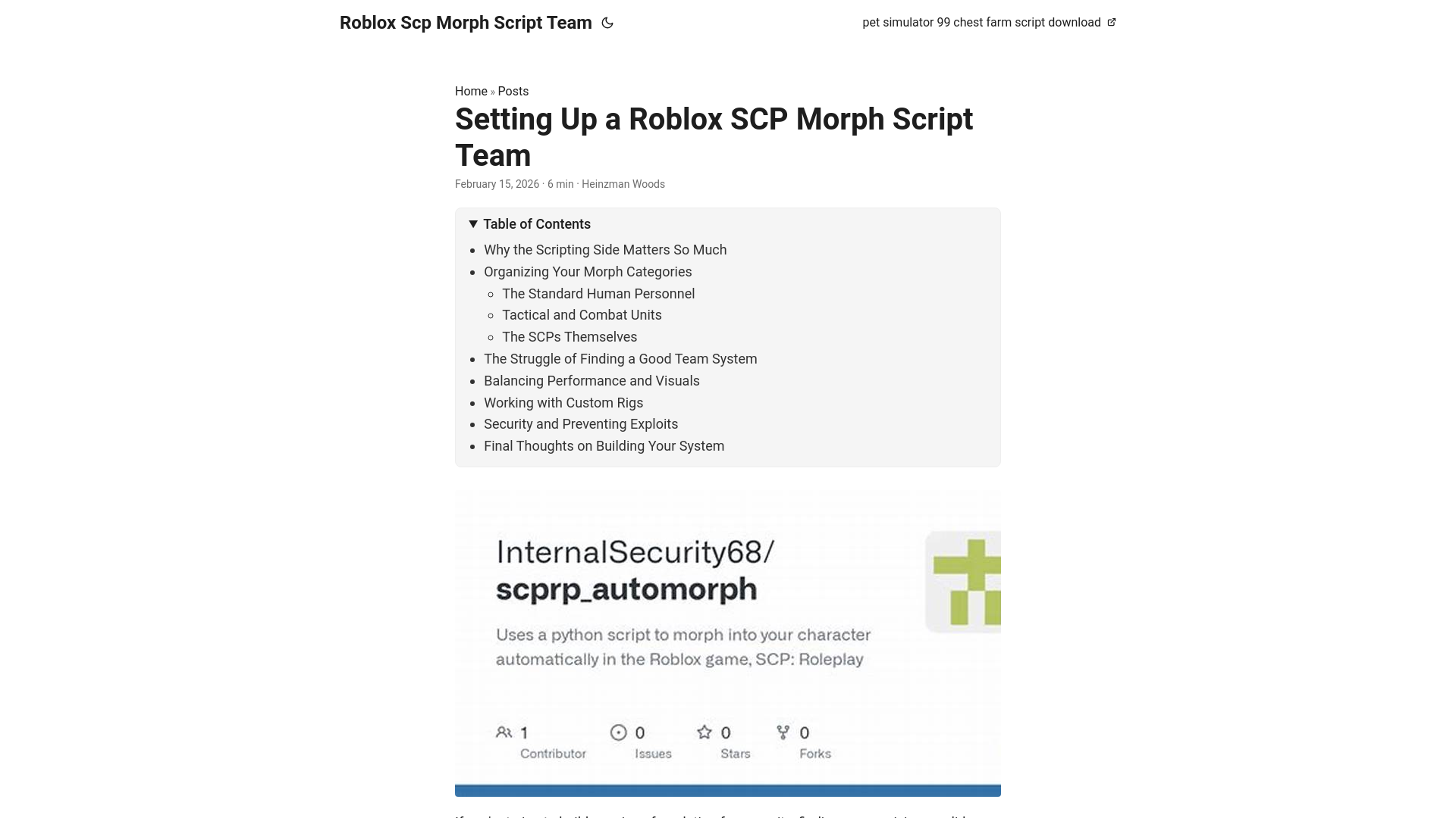 website screenshot of https://roblox-scp-morph-script-team.pages.dev/