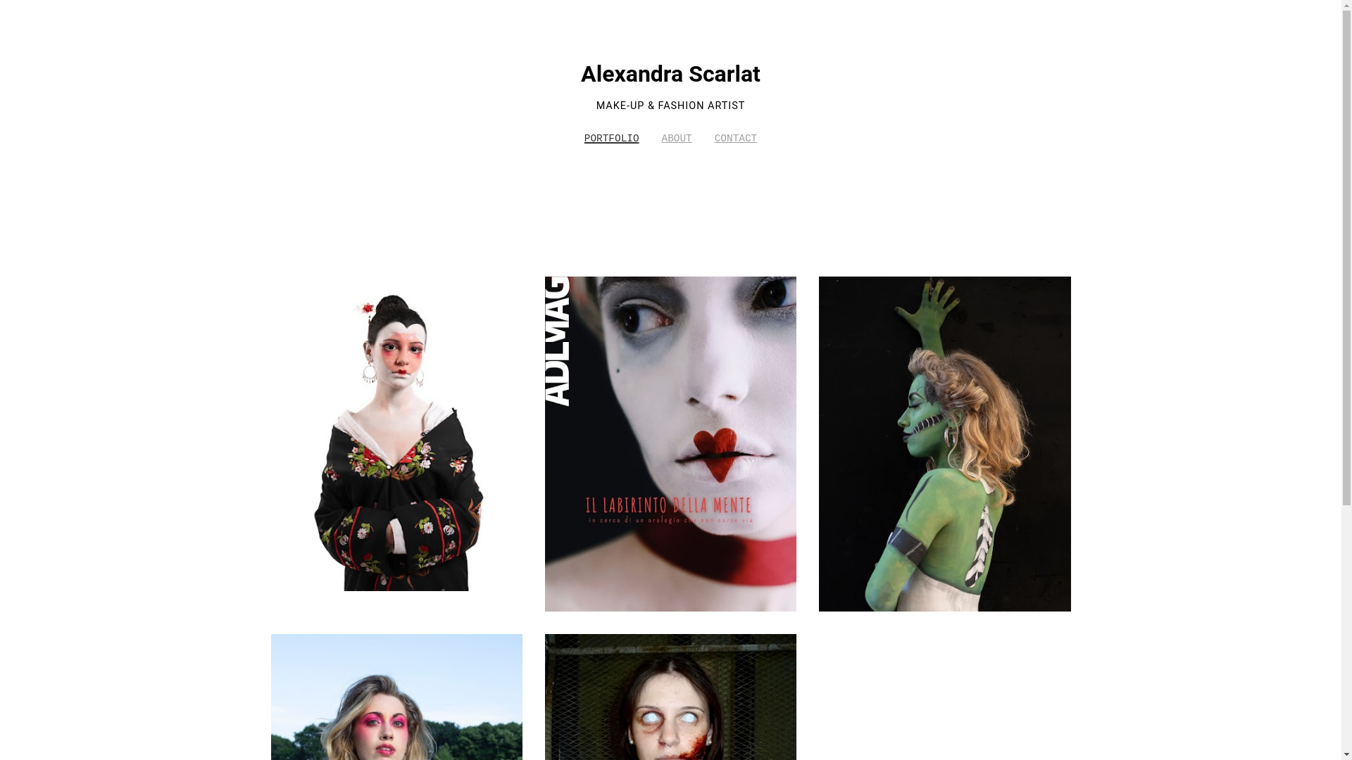 website screenshot of https://alexandrascarlat.com/
