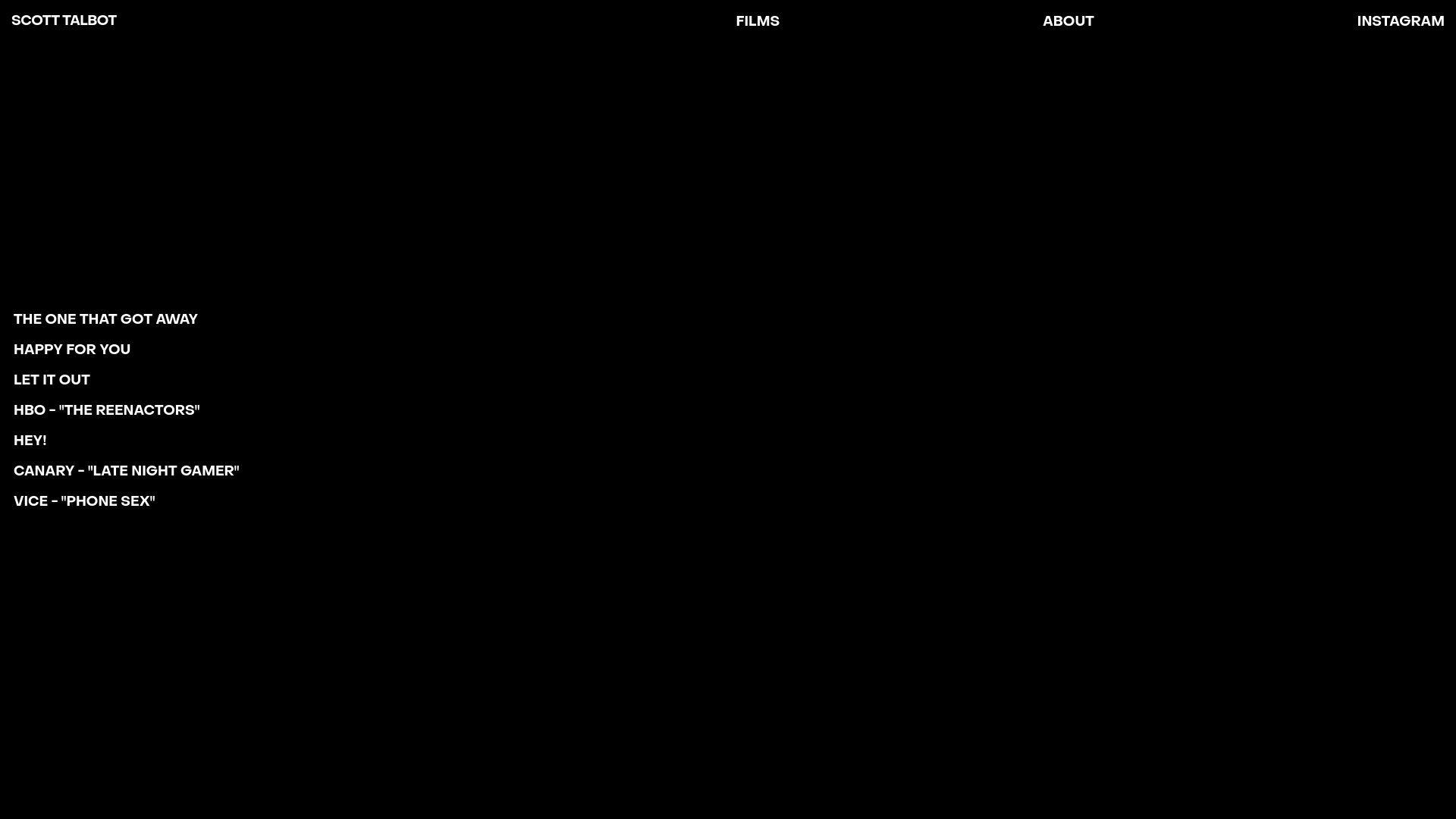 website screenshot of https://scotttalbot.us