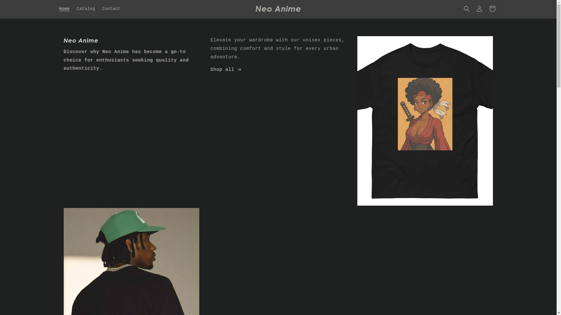 website screenshot of https://neoanime.shop/