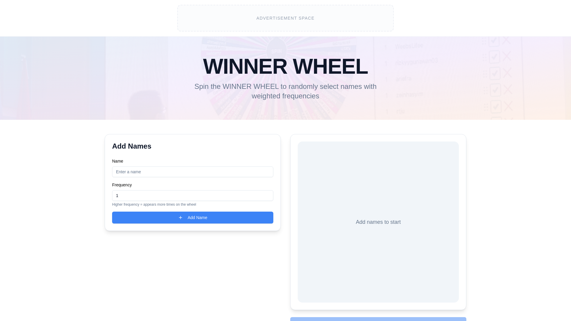 website screenshot of https://giveawaywheelspinner.com/