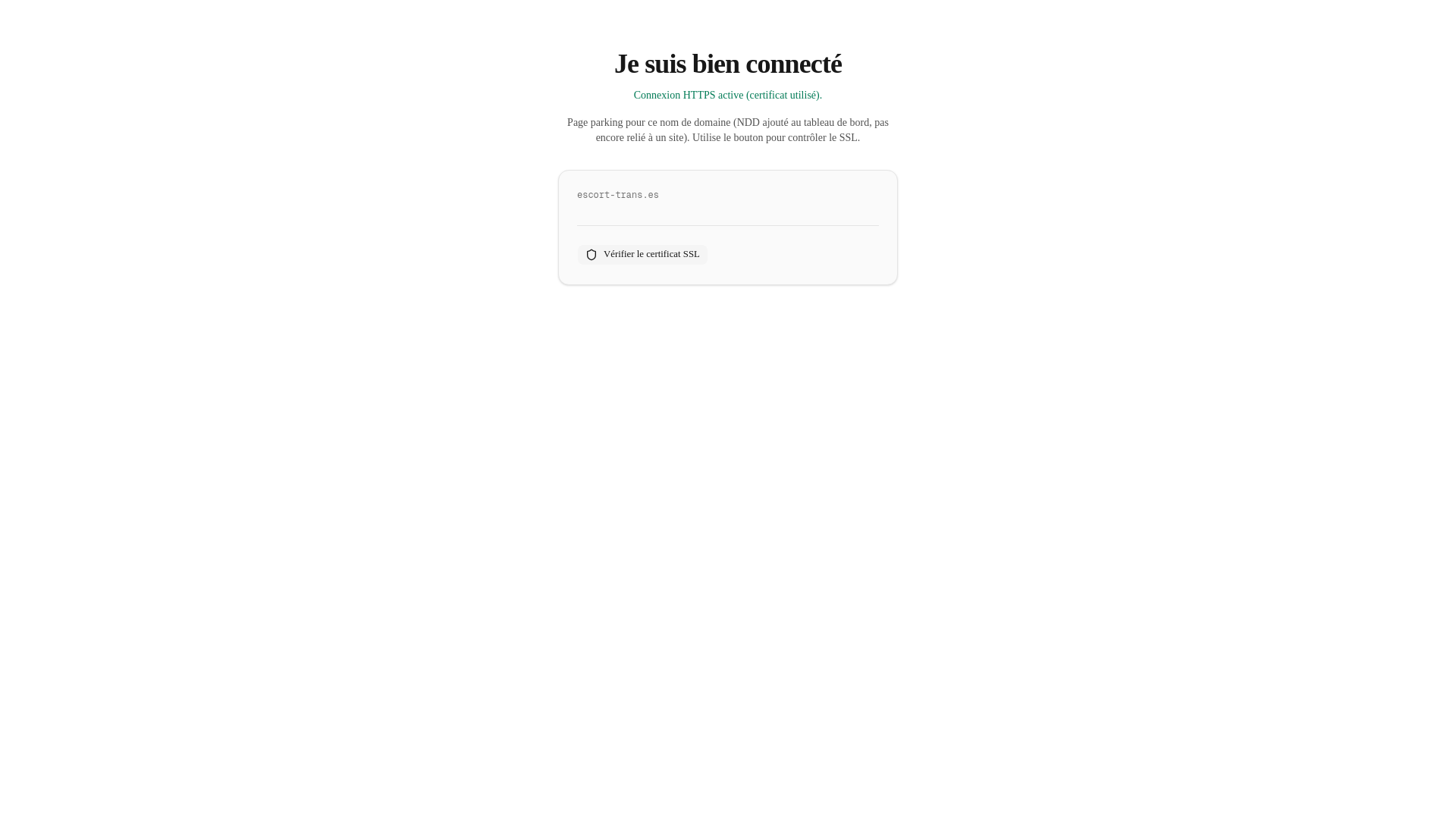 website screenshot of https://escort-trans.es/