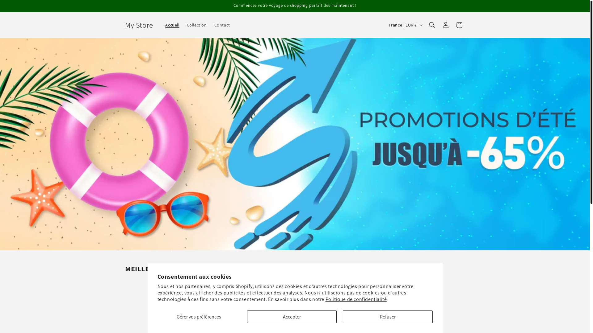 website screenshot of https://shopmalins.com/