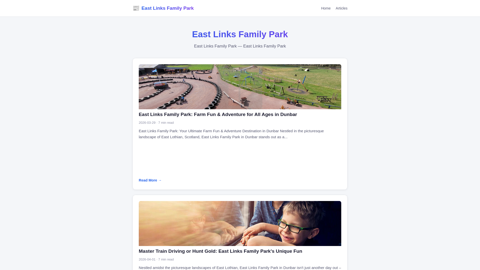 website screenshot of https://east-links-family-park.pages.dev/