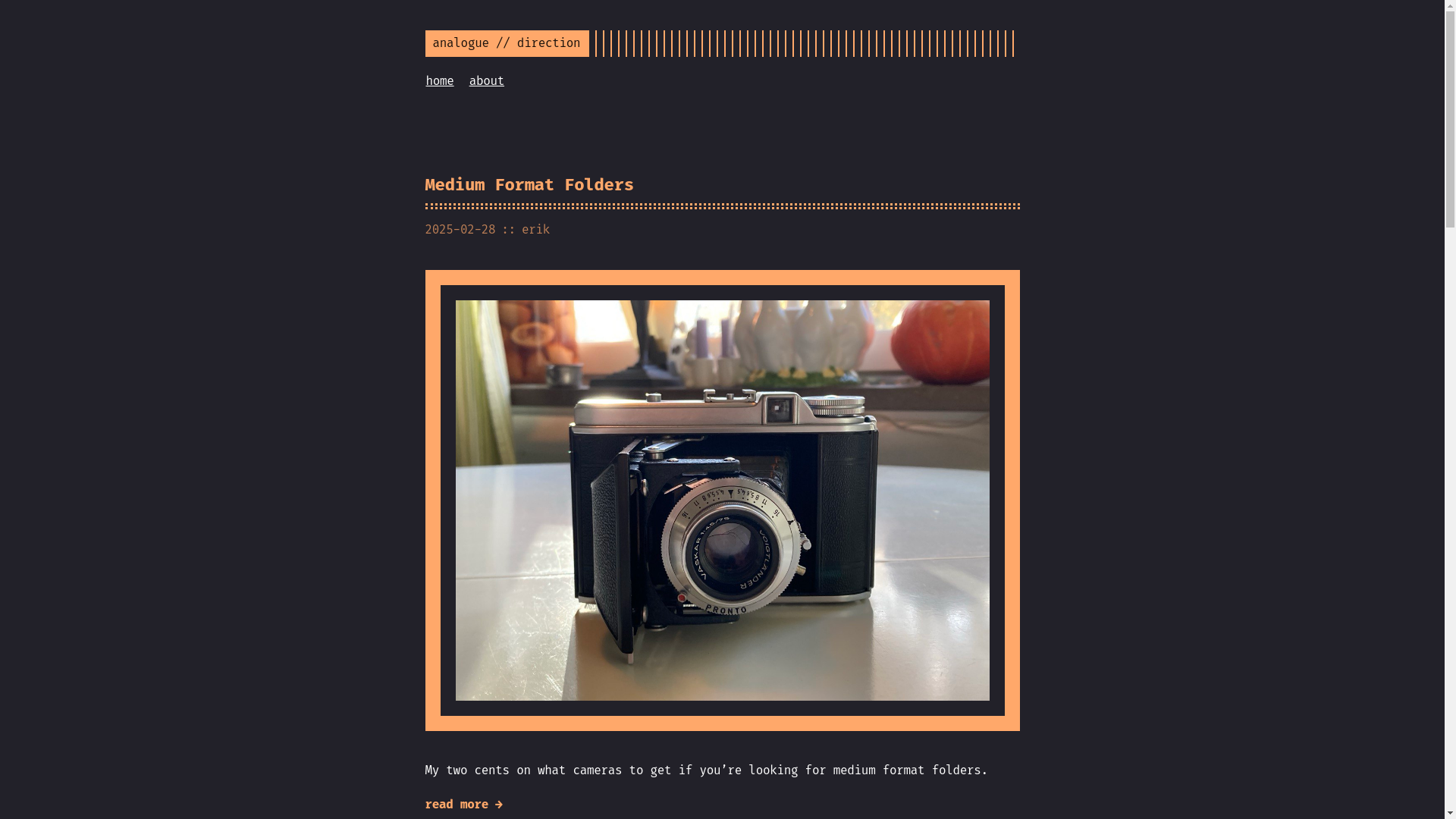 website screenshot of https://analogueblog.pages.dev/