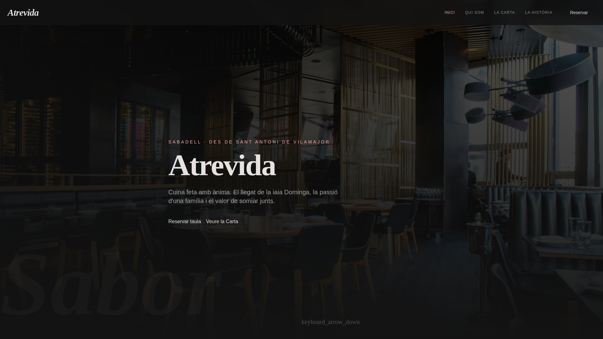 website screenshot of https://atrevida.pages.dev/