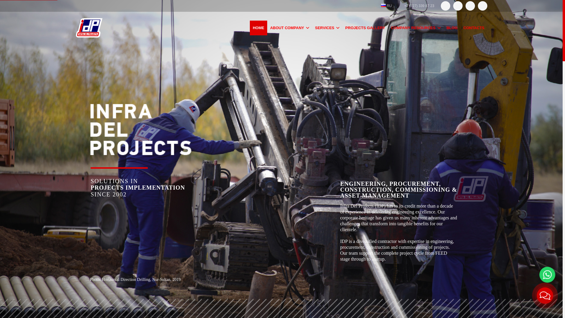 website screenshot of https://infradelproject.com/