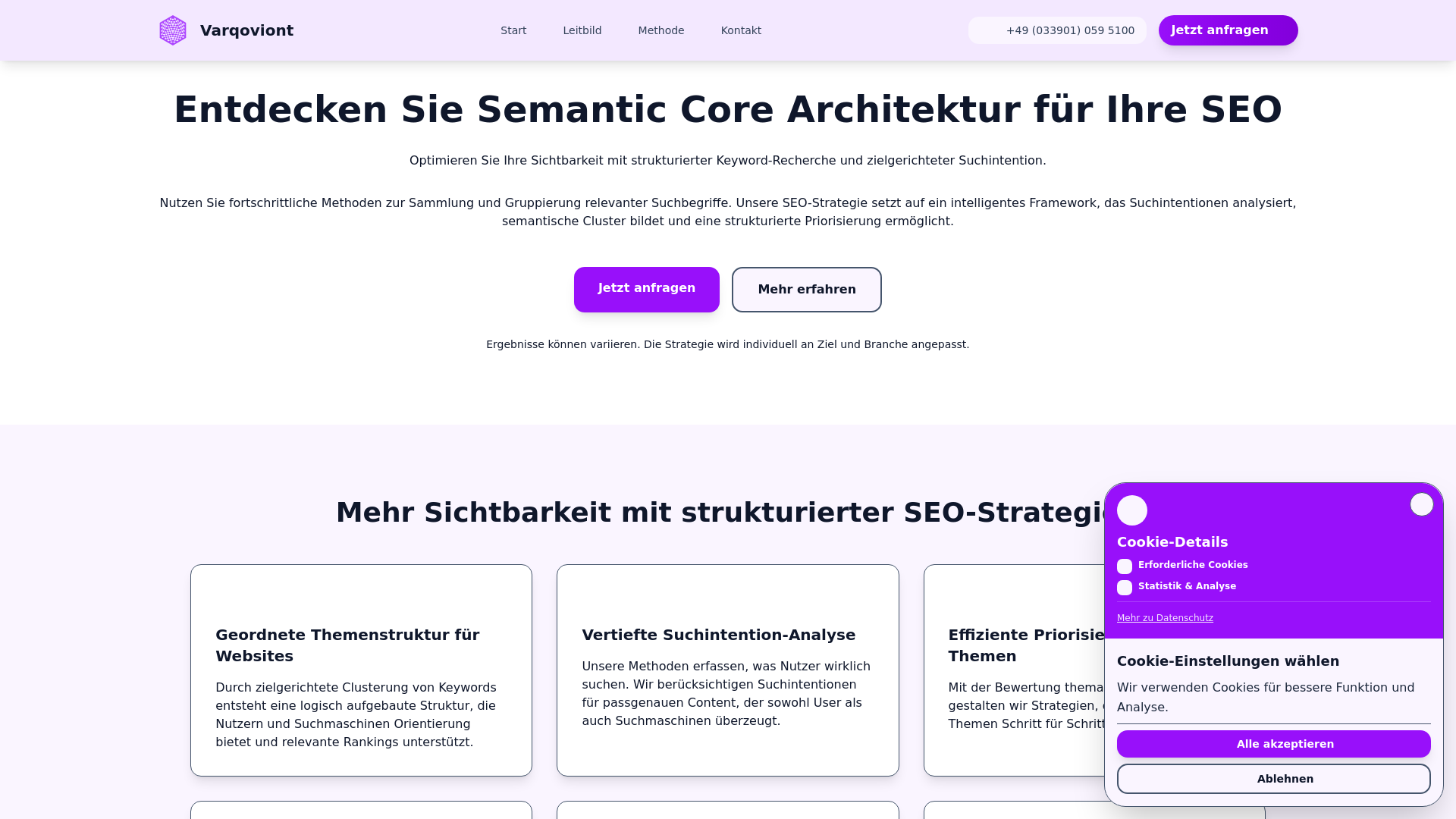 website screenshot of https://varqoviont.com/