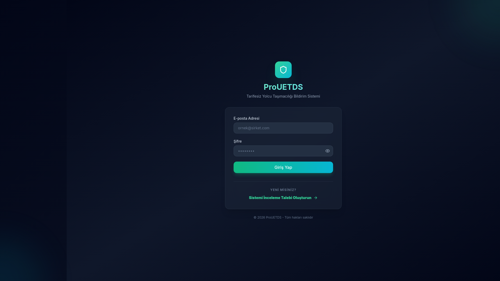 website screenshot of https://prouetds.com.tr