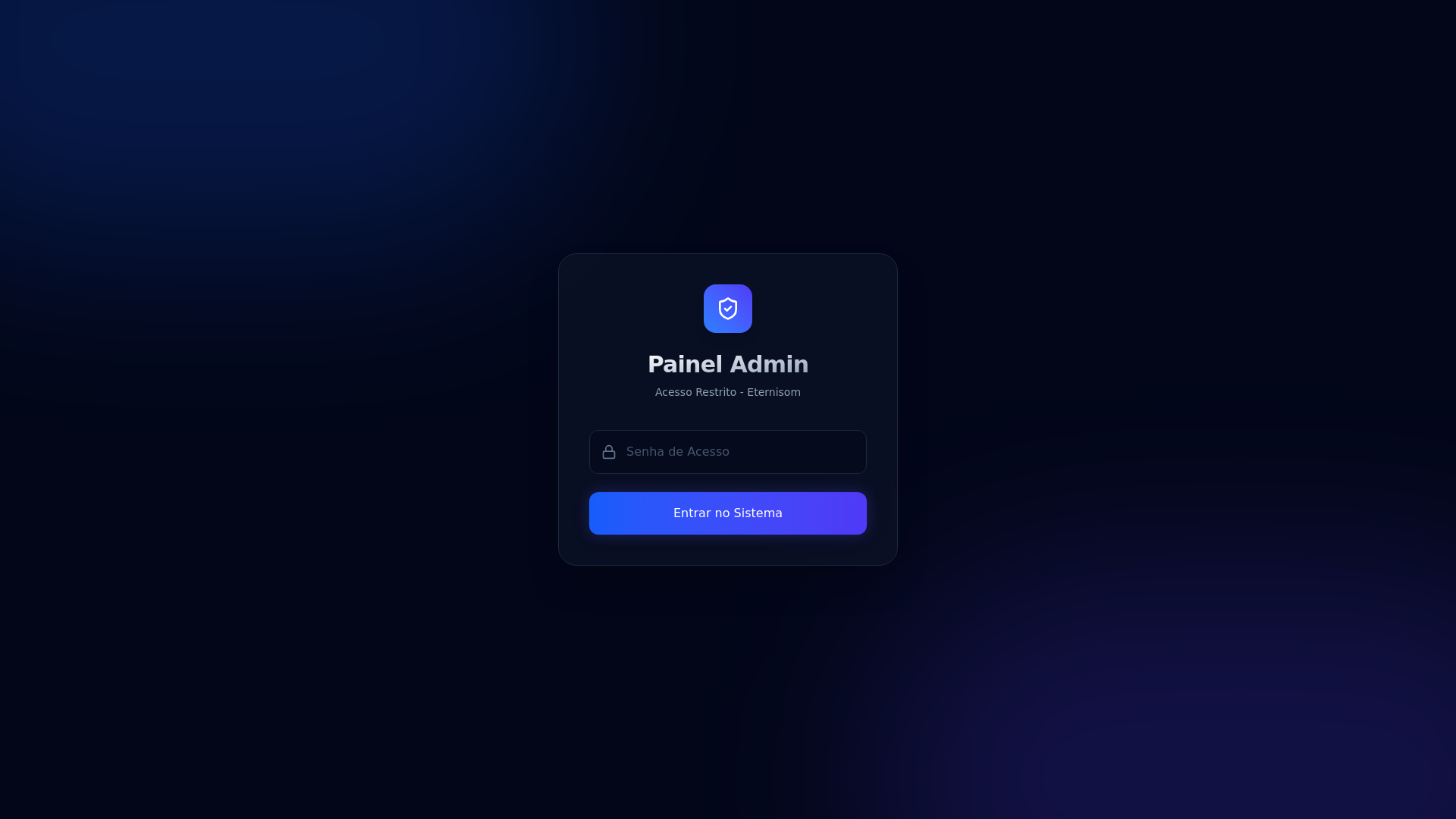 website screenshot of https://painel-admin-eternisom.pages.dev/