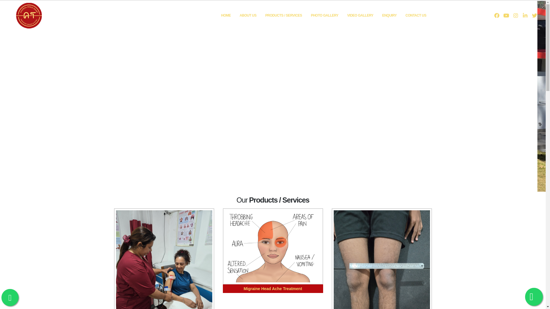website screenshot of https://avatritahealsmart.com/